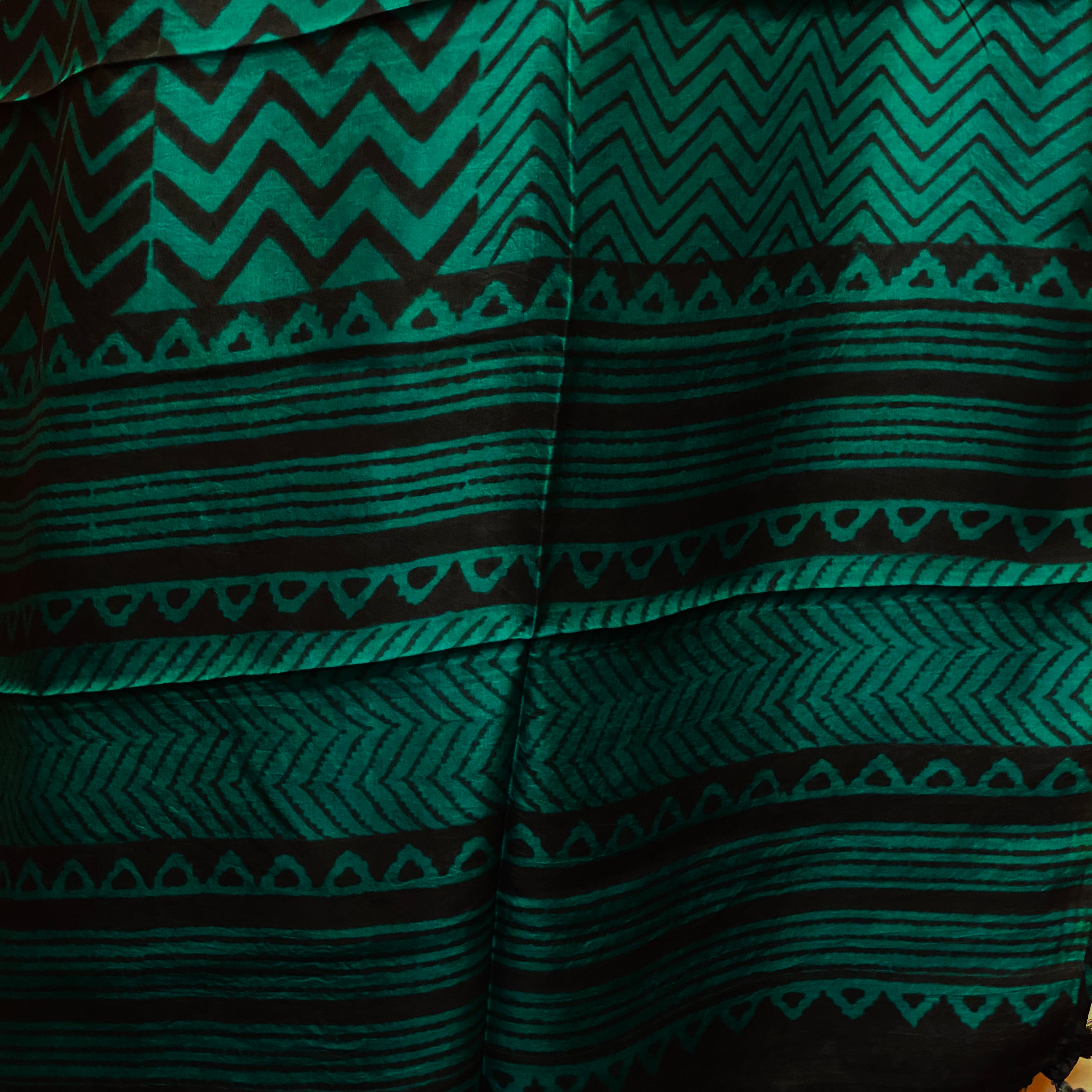 Bagru Silk Scarves -5 styles - Vintage India NYC