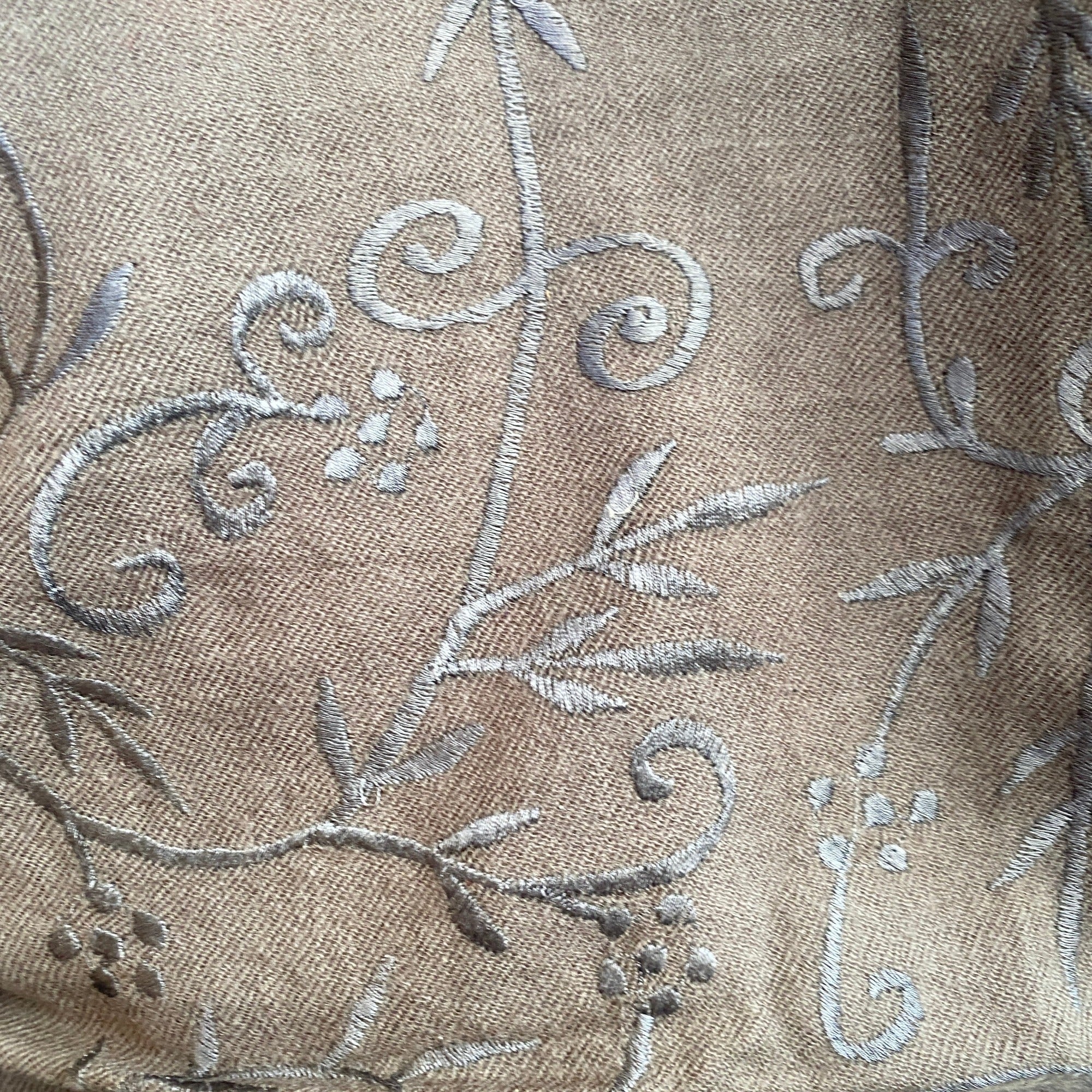 Vintage Wool Shawl-544 - Vintage India NYC