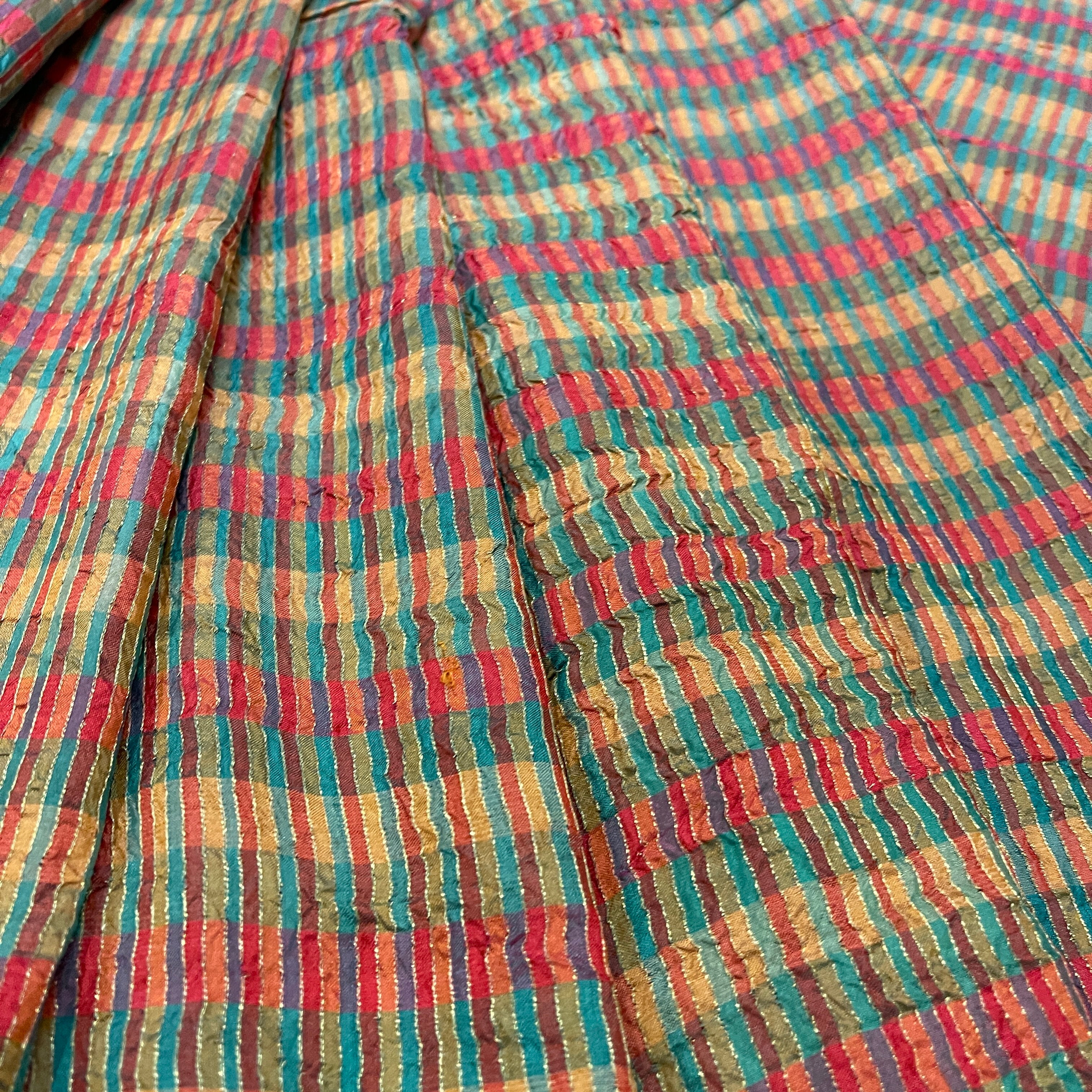 Multicolor Silk Saree - Vintage India NYC