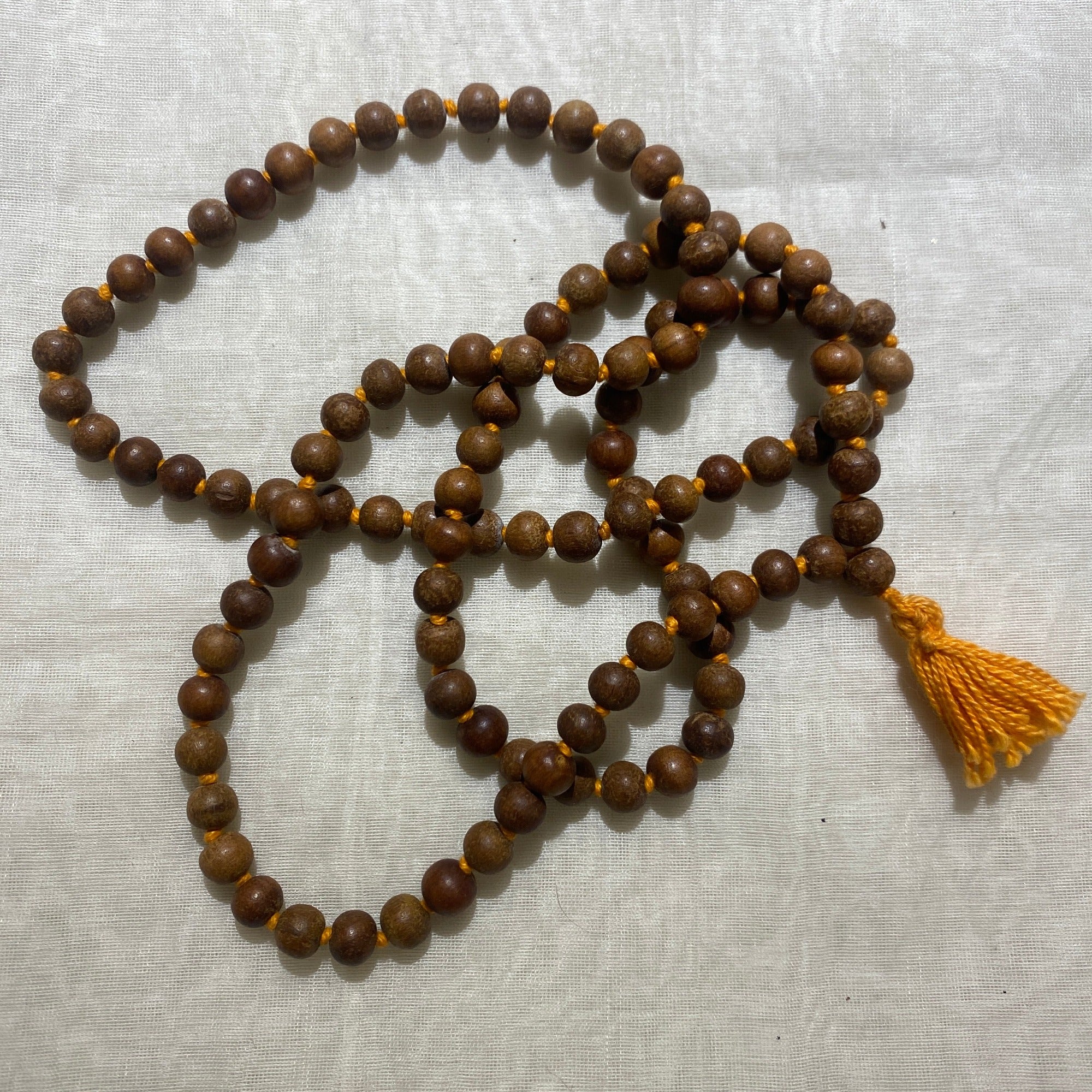 Sandalwood mala - Vintage India NYC