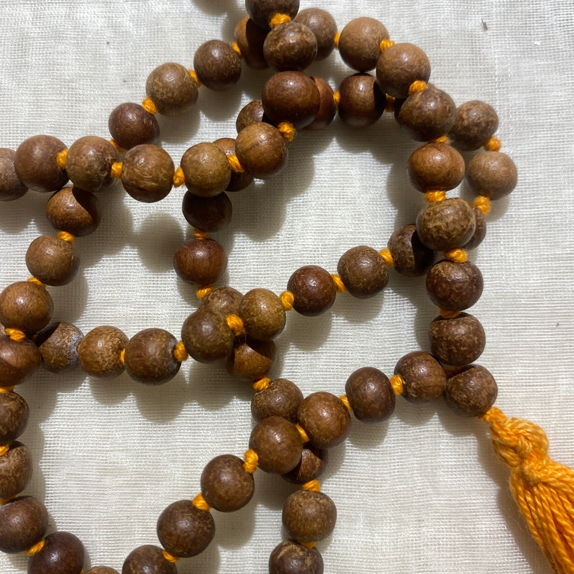 Sandalwood mala - Vintage India NYC