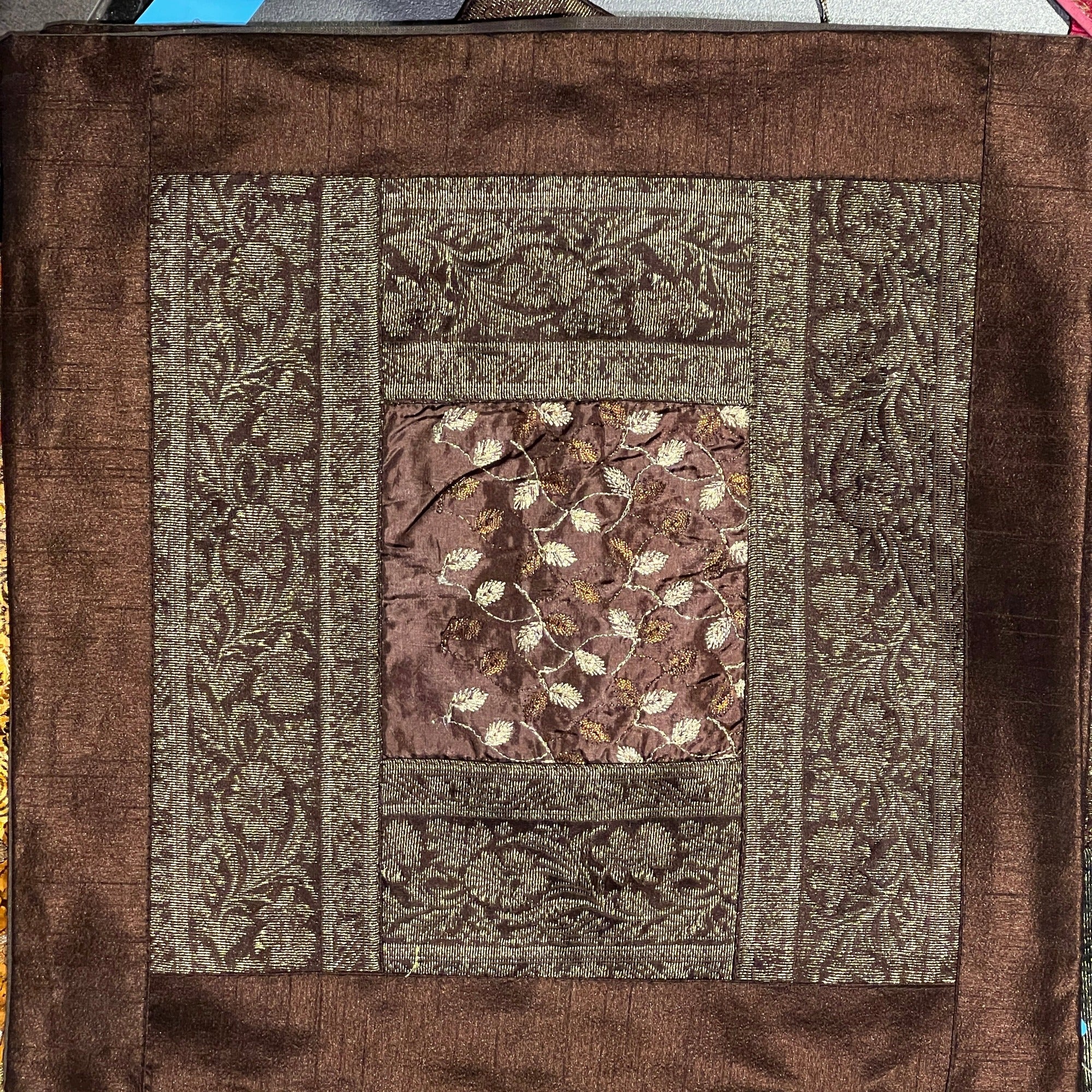 Silk Pillow Covers-Warm Tones- Many Styles - Vintage India NYC