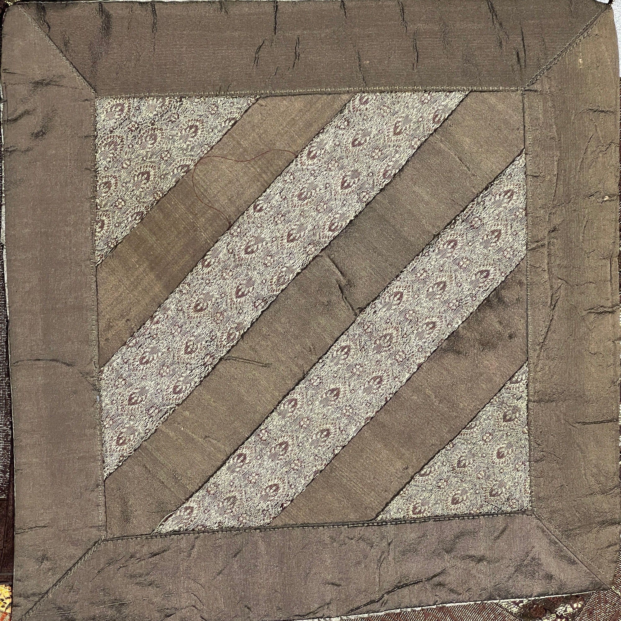 Silk Pillow Covers-Warm Tones- Many Styles - Vintage India NYC