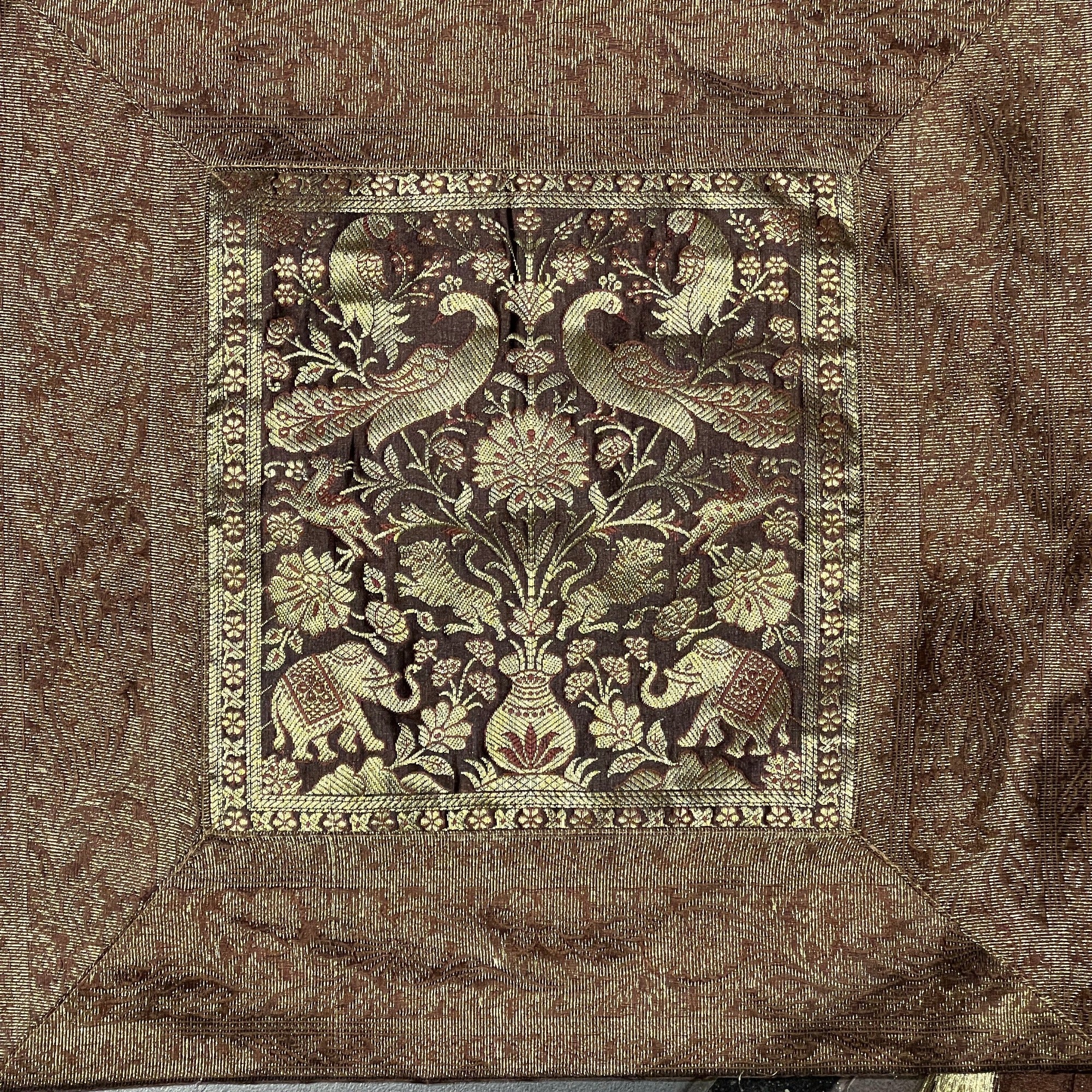 Silk Pillow Covers-Warm Tones- Many Styles - Vintage India NYC