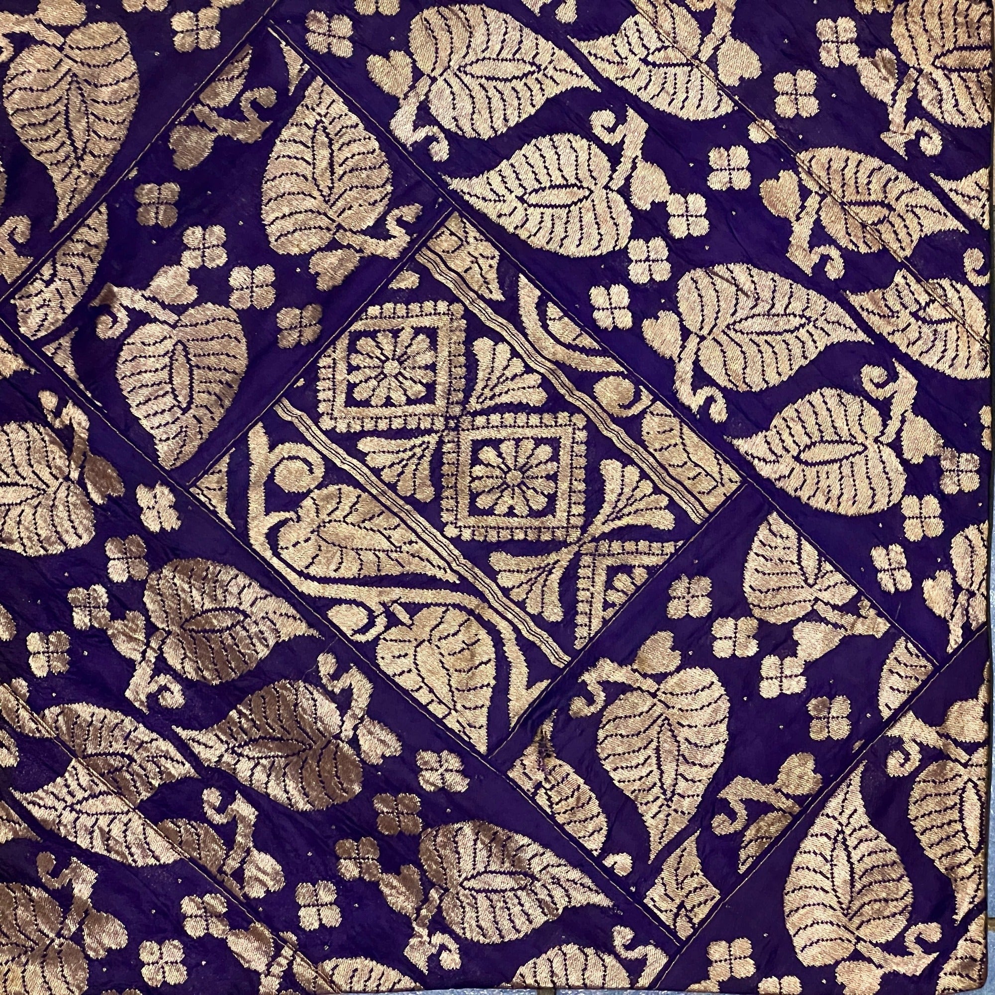 Silk Pillow Covers-Purples-Many Styles - Vintage India NYC