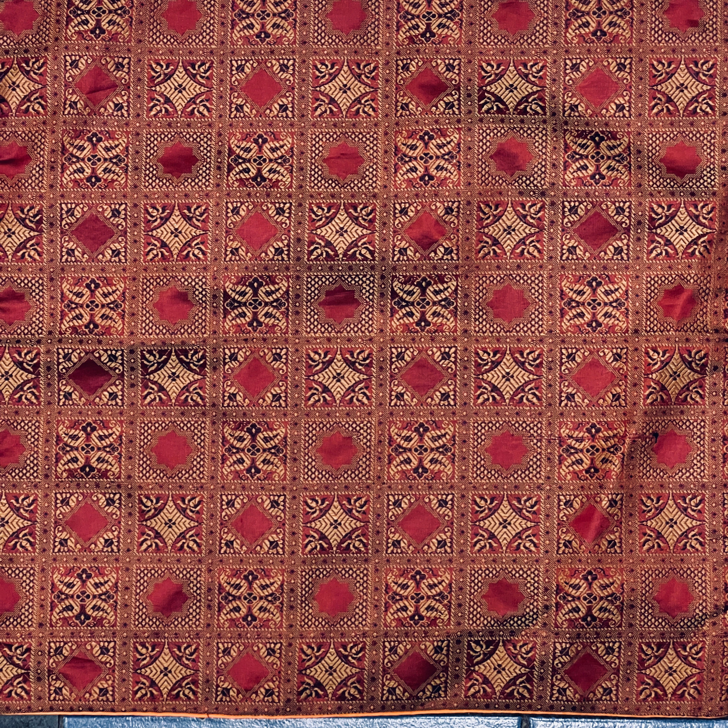 Silk Pillow Covers-Reds - Vintage India NYC