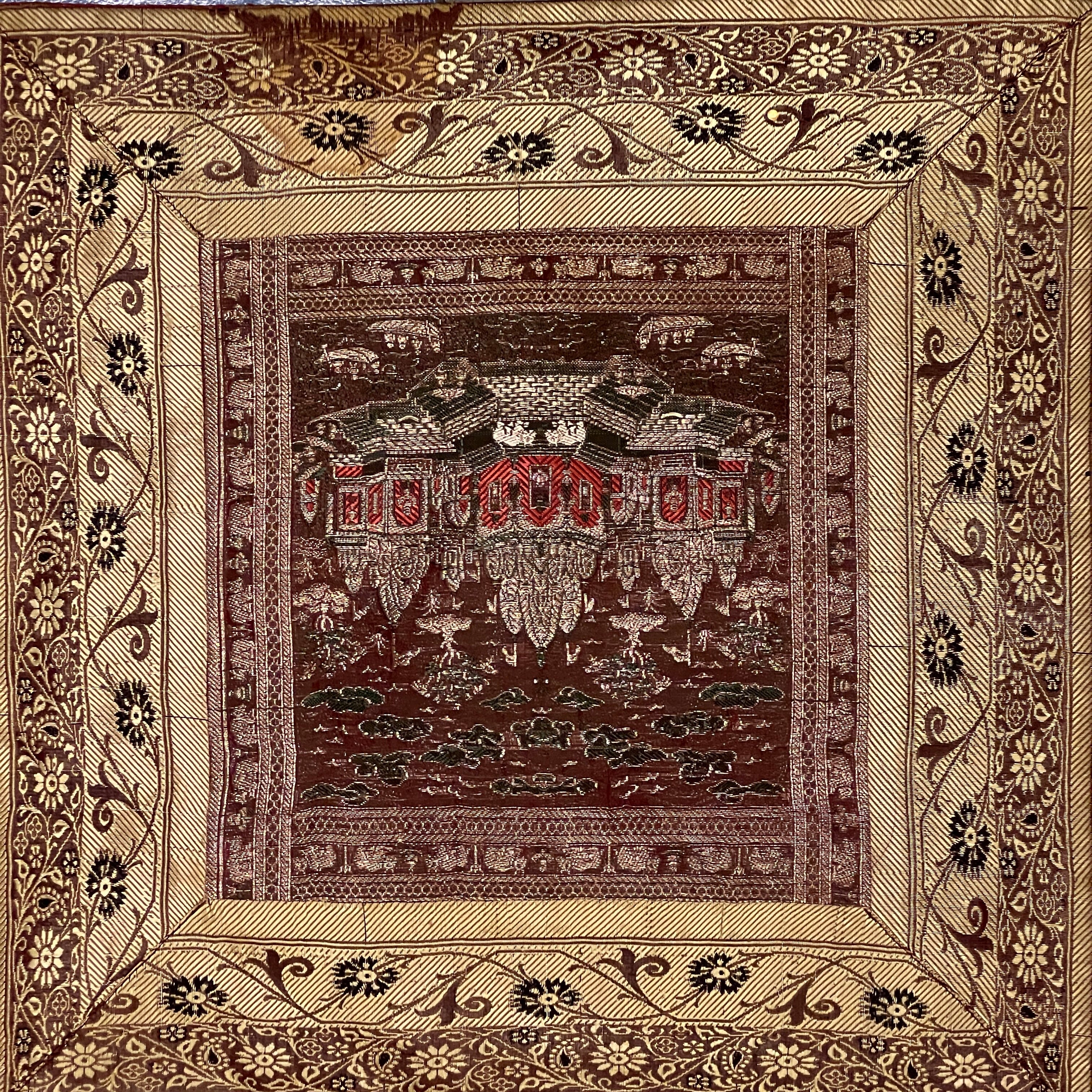 Silk Pillow Covers-Reds - Vintage India NYC