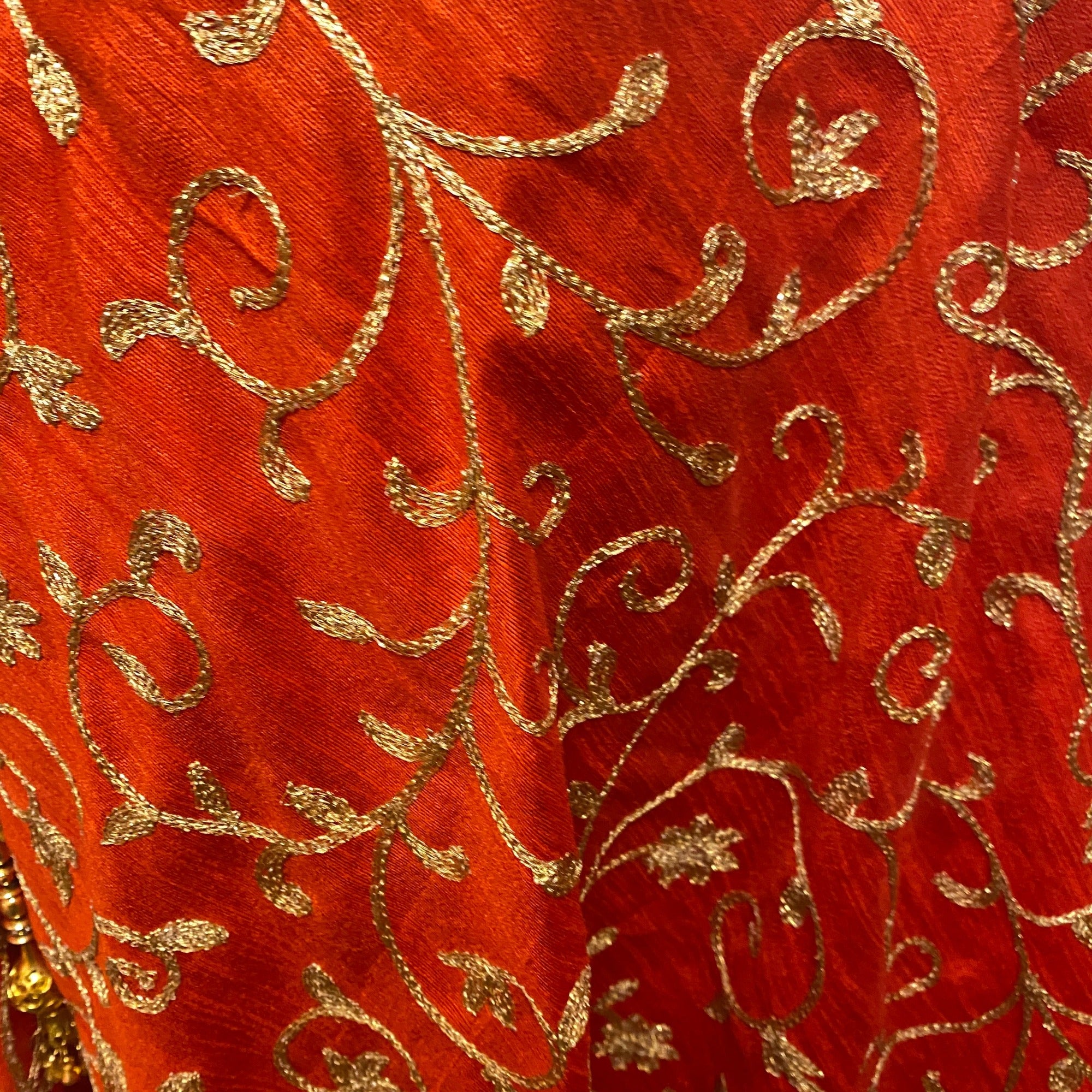 Red Orange Lehenga