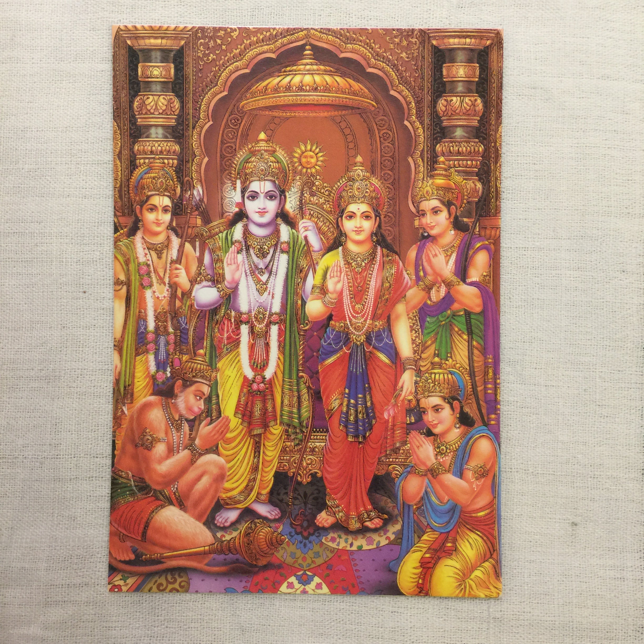 Unframed Indian God & Goddess Small - Vintage India NYC