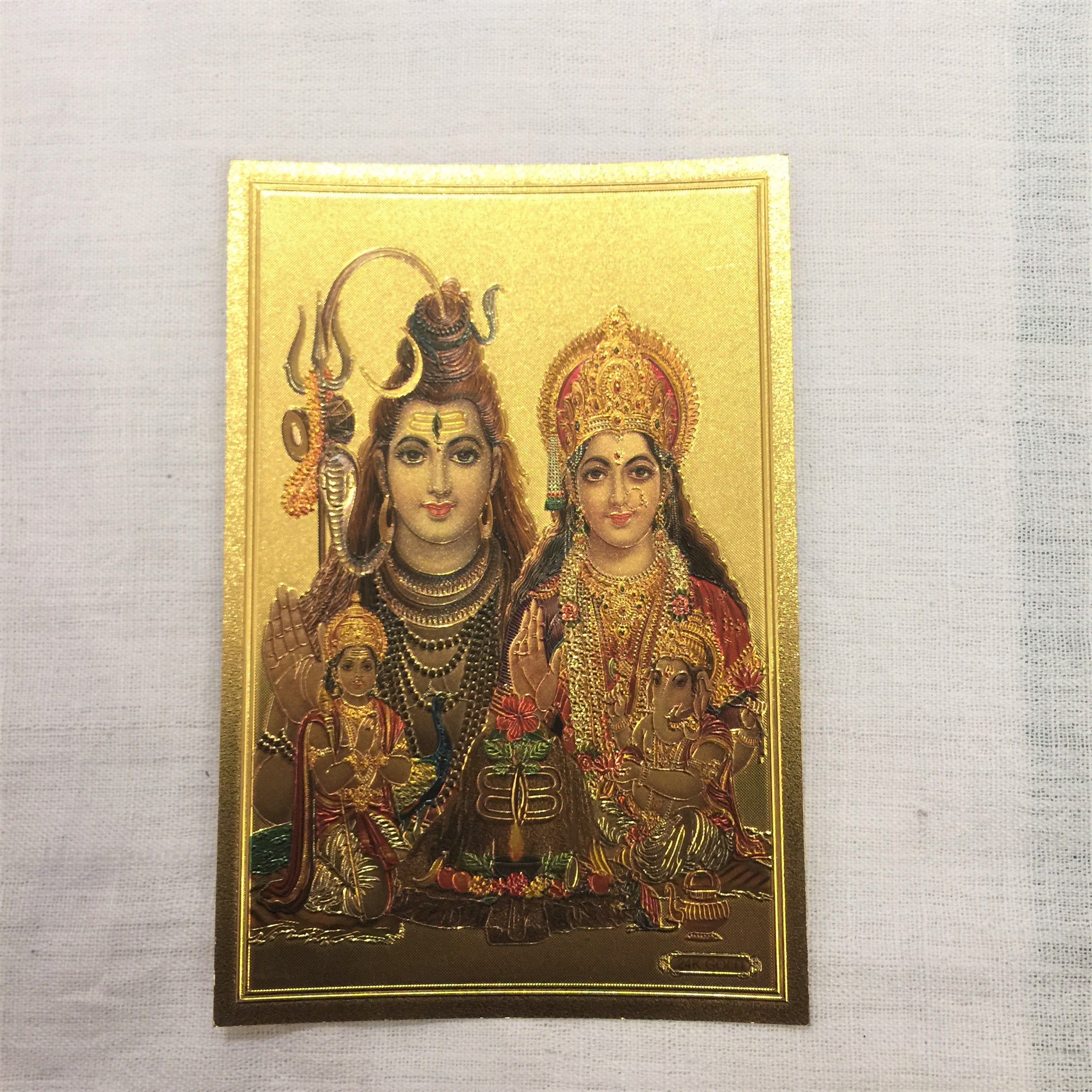 Unframed Indian God & Goddess Small - Vintage India NYC