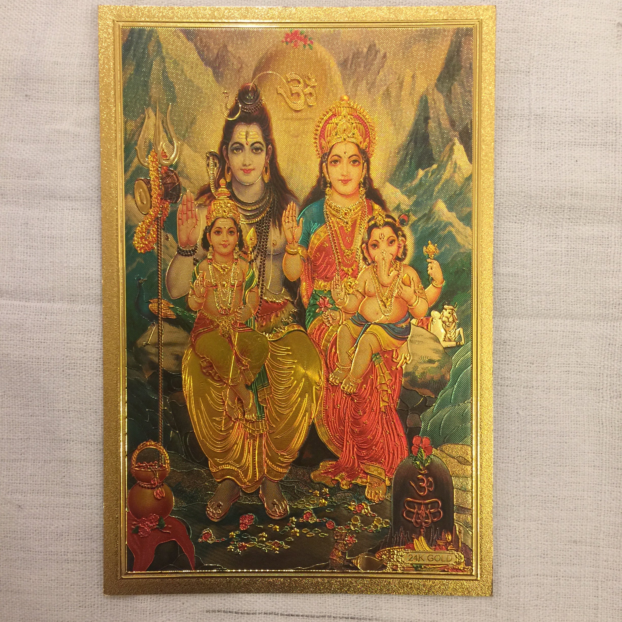 Unframed Indian God & Goddess Small - Vintage India NYC