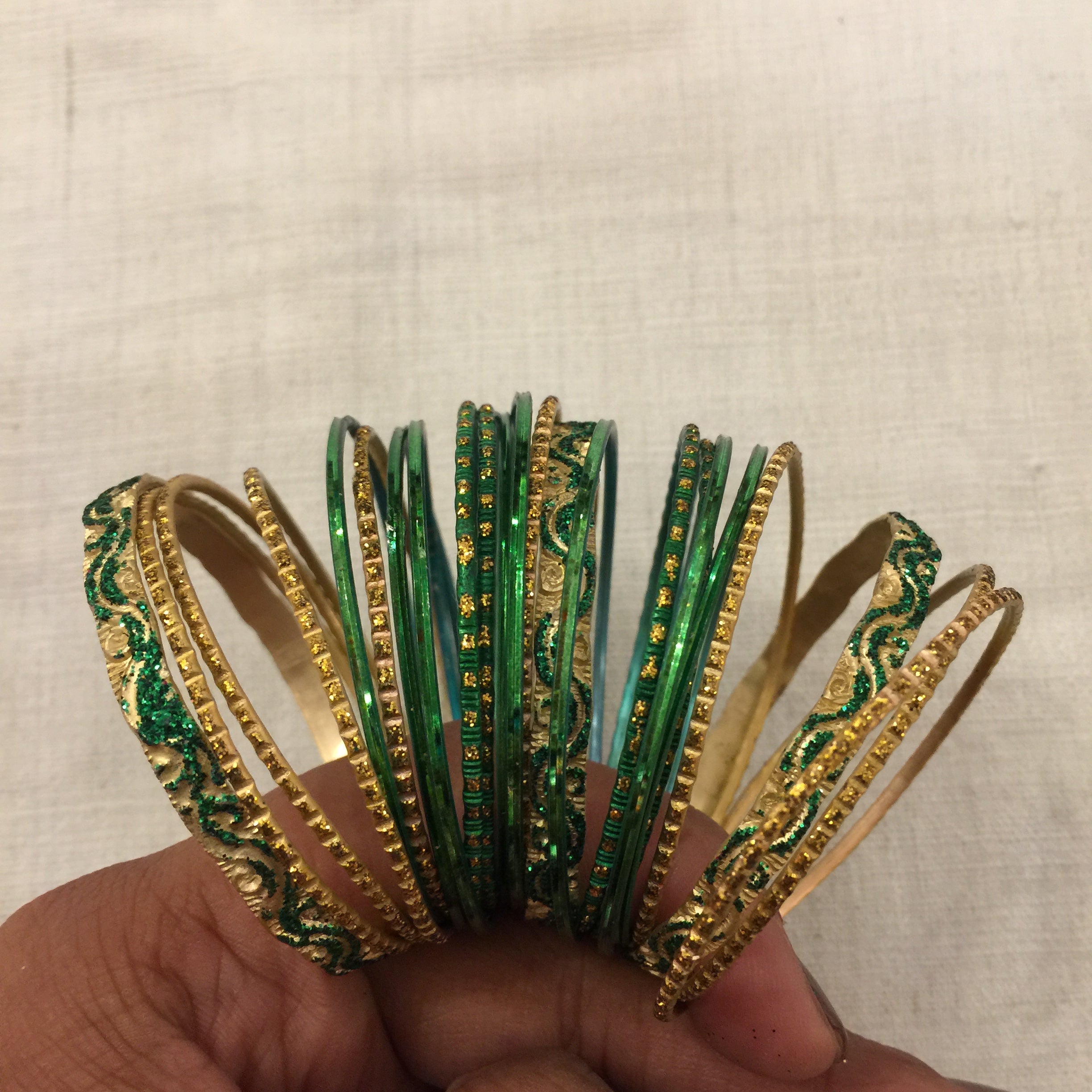 Kids Metal Bangle Sets 1-6 yr old - Vintage India NYC