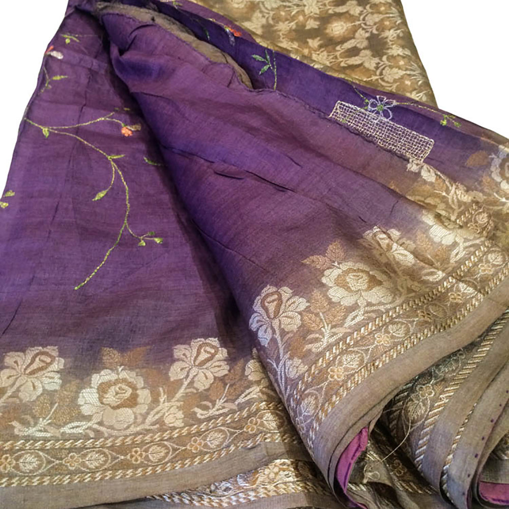 Silk Saree 1145 - Vintage India NYC