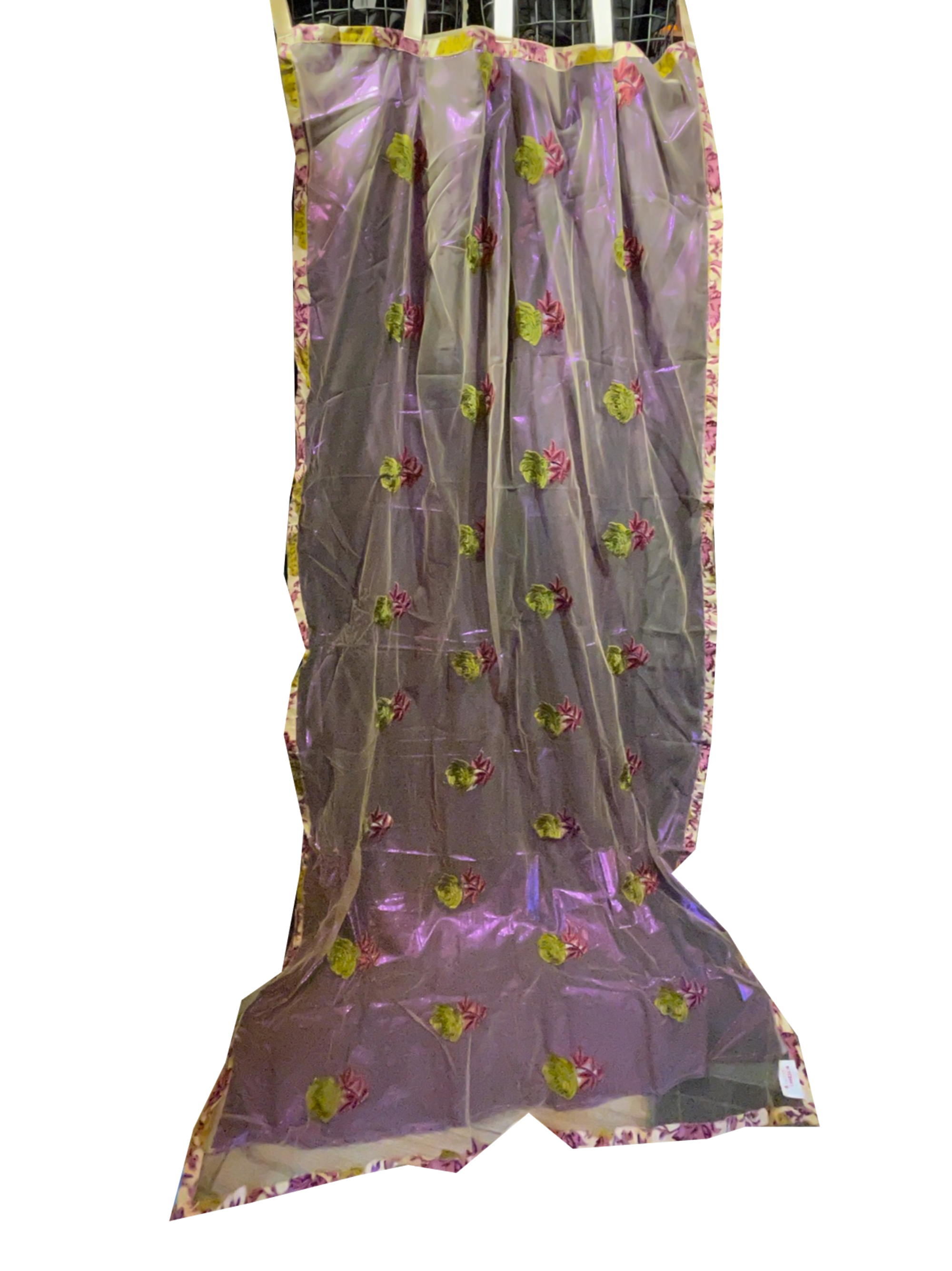 Single Curtains - Purples - Vintage India NYC