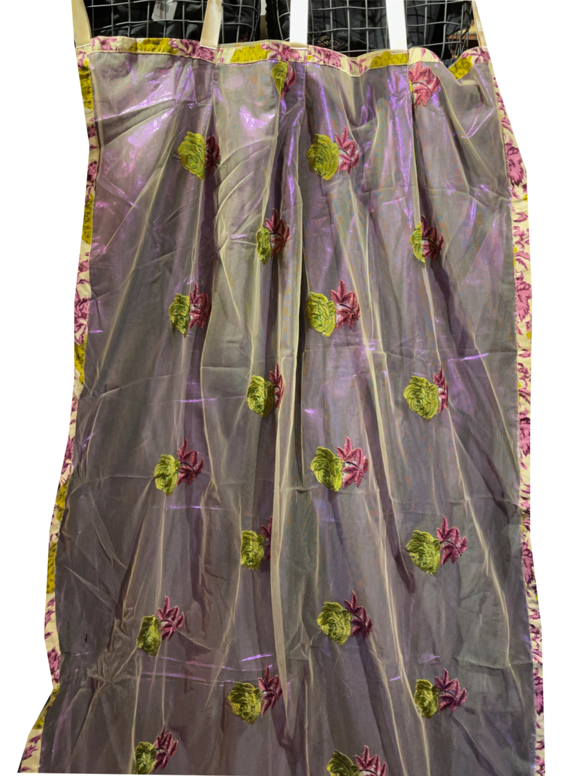 Single Curtains - Purples - Vintage India NYC