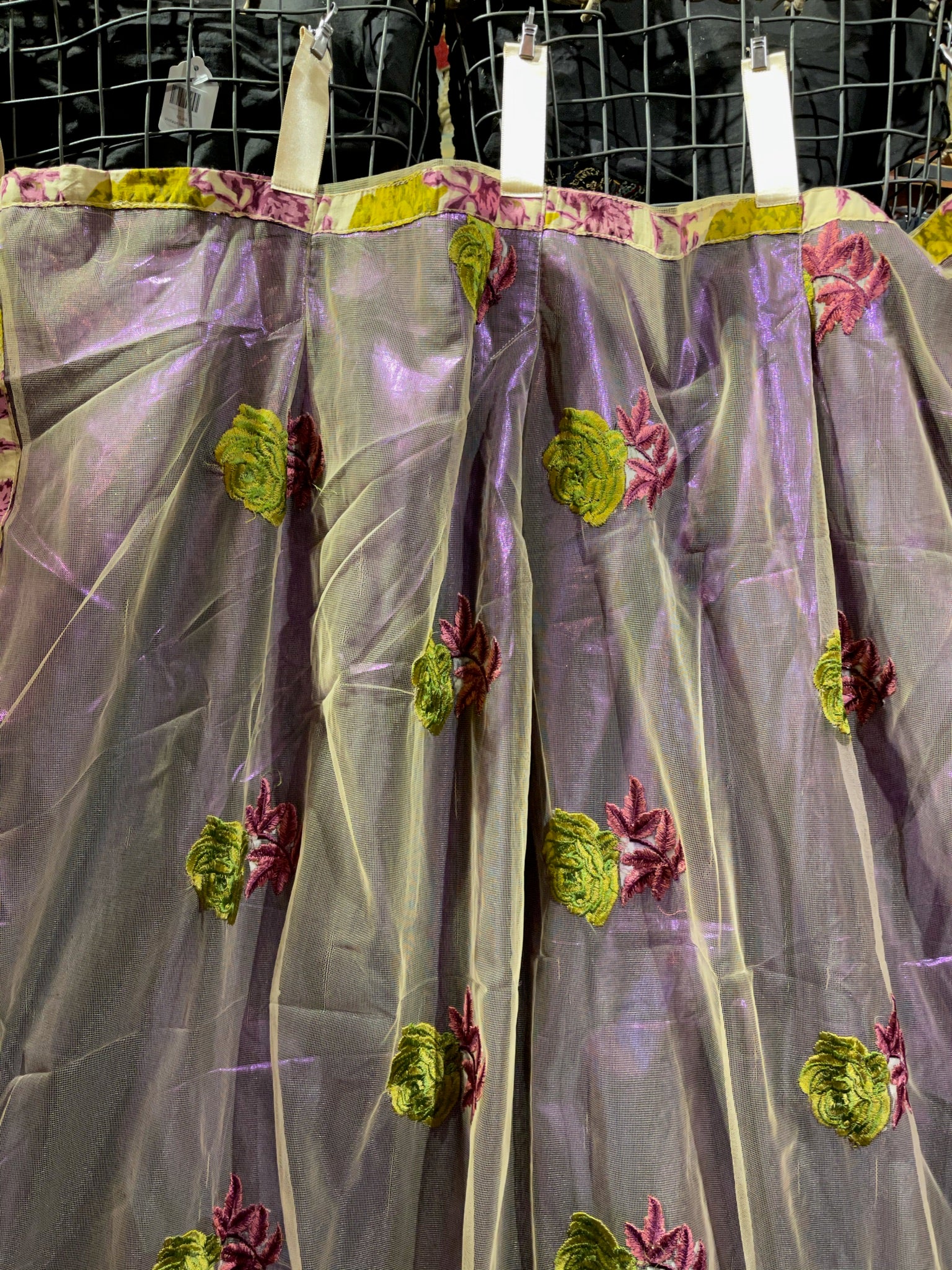 Single Curtains - Purples - Vintage India NYC