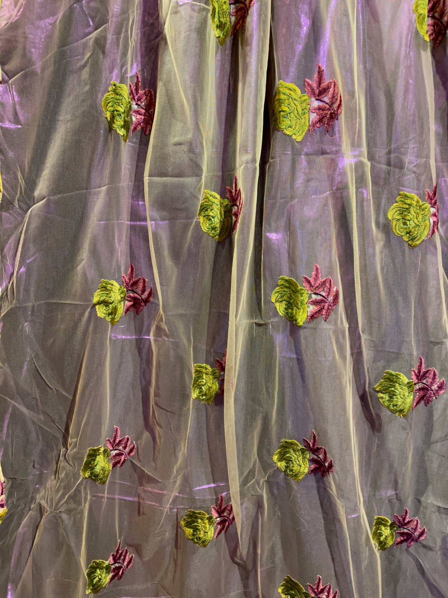 Single Curtains - Purples - Vintage India NYC