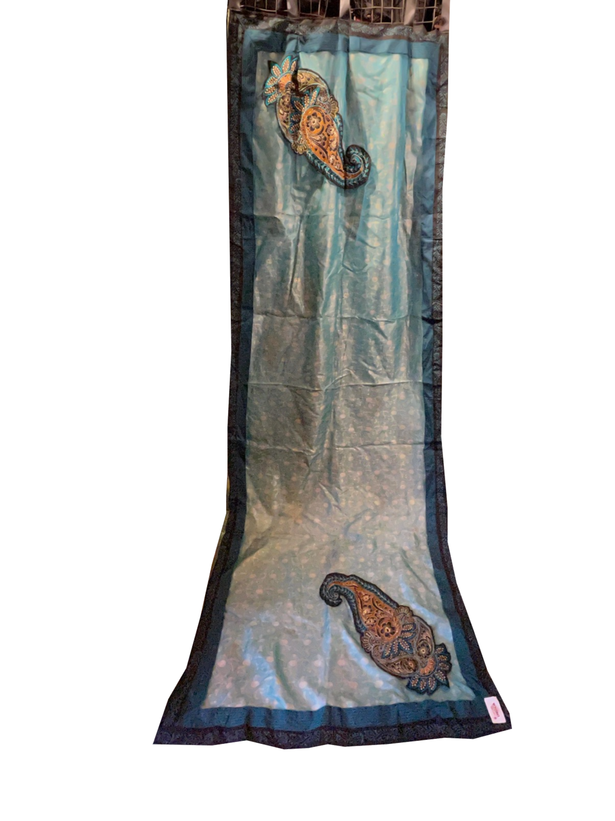 Single Curtains-Blues-7 Styles - Vintage India NYC