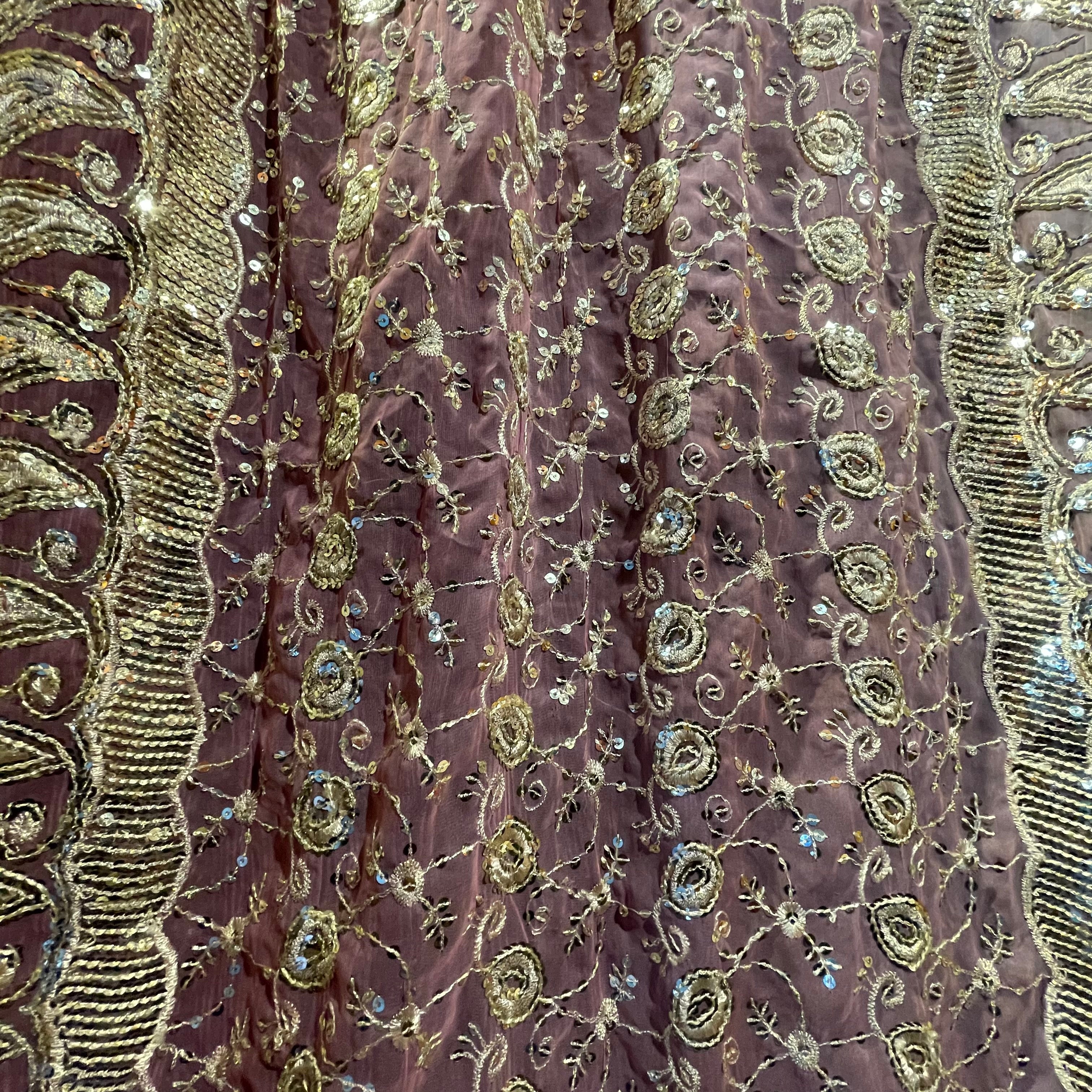 Single Lined Curtains - Pink - 2 Styles - Vintage India NYC