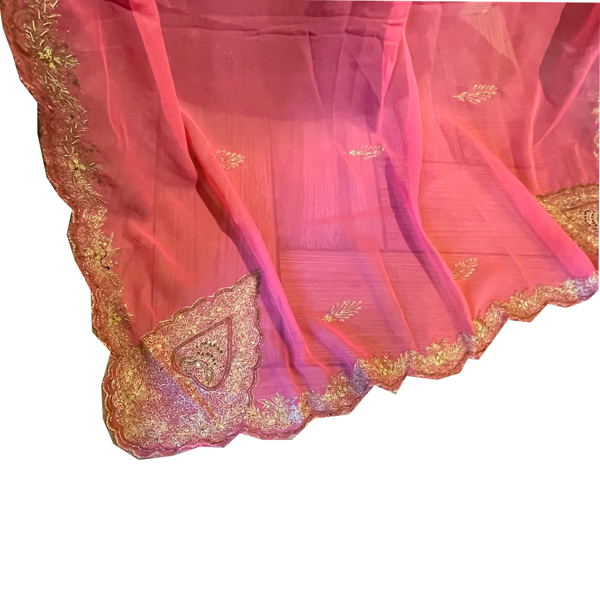 Single Unlined Pink Curtains -10 Styles - Vintage India NYC