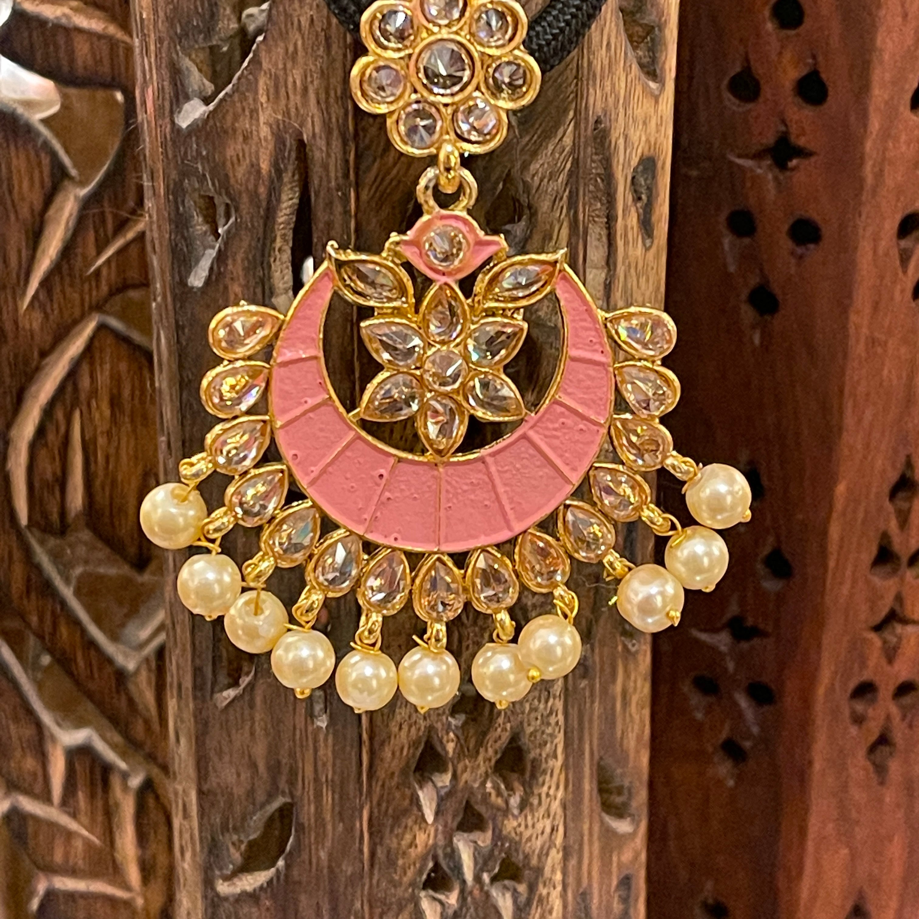 Baby Pink Earrings - Vintage India NYC