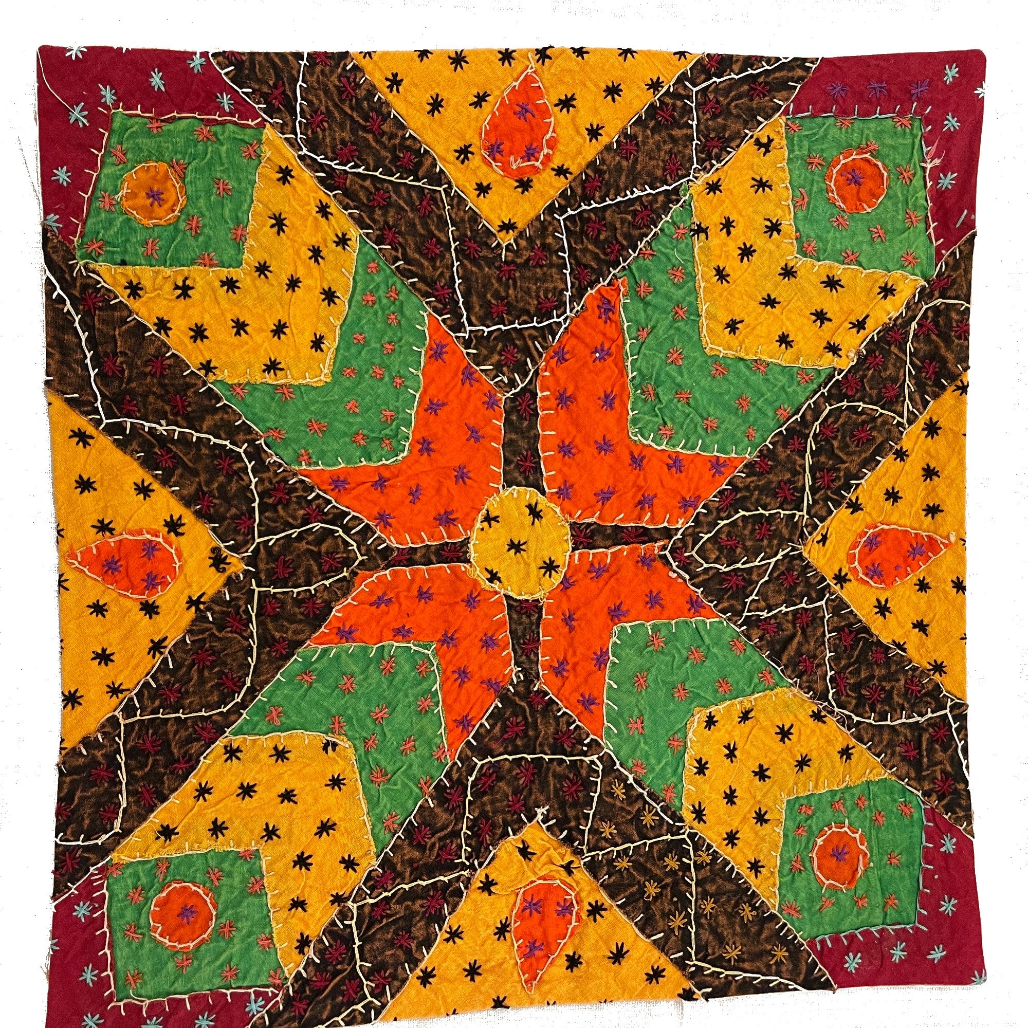 Applique Pillow covers - 6 Styles - Vintage India NYC
