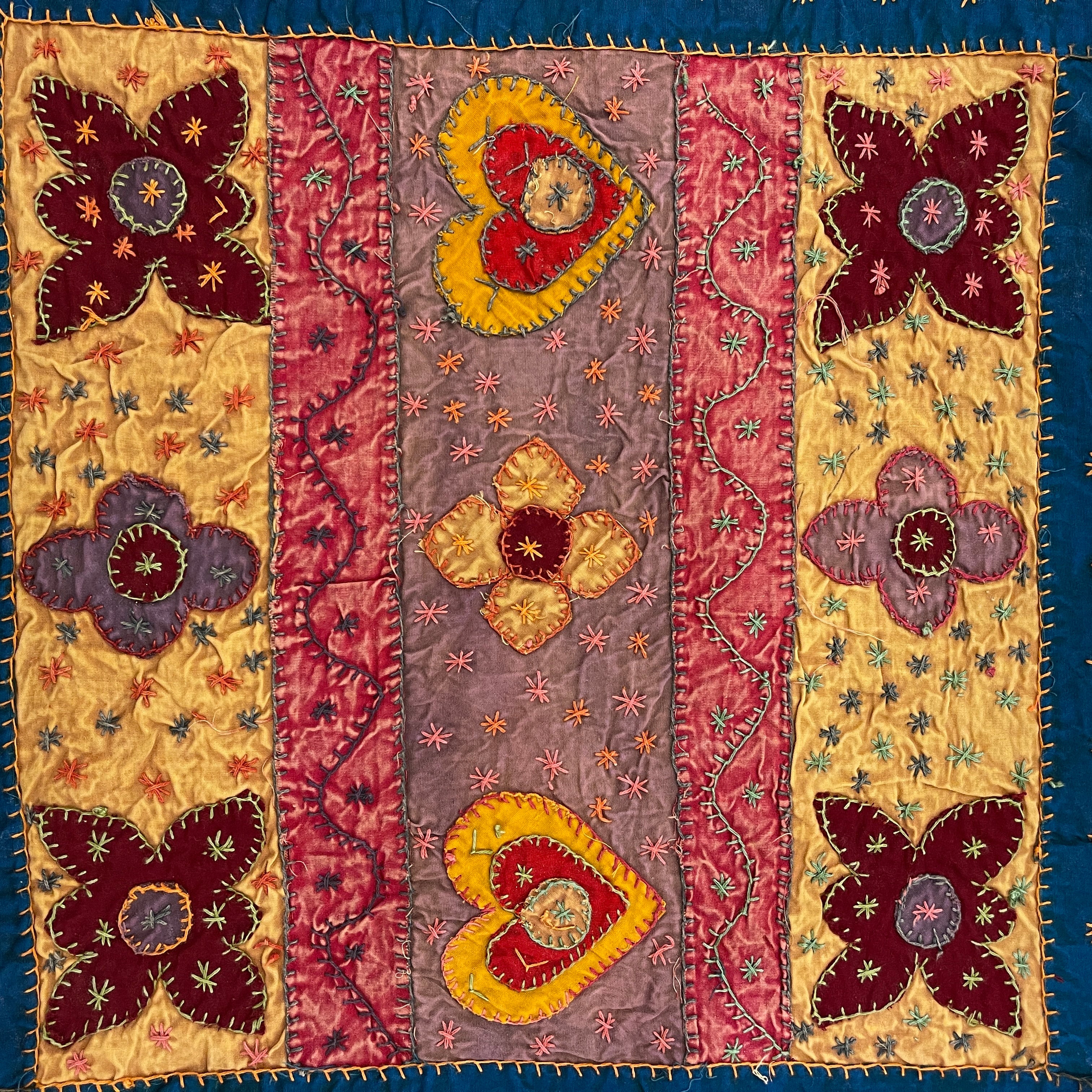 Applique Pillow covers - 6 Styles - Vintage India NYC