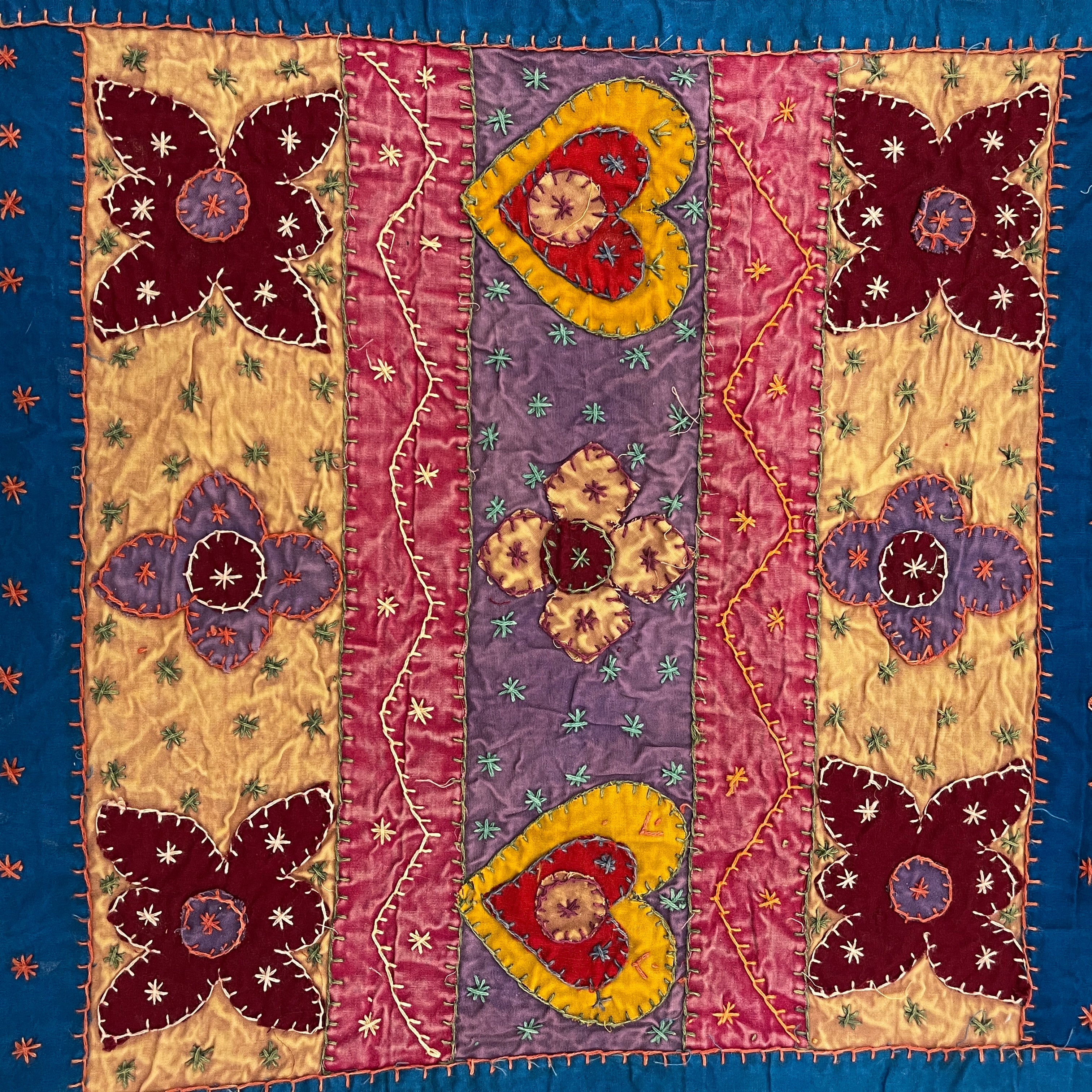 Applique Pillow covers - 6 Styles - Vintage India NYC