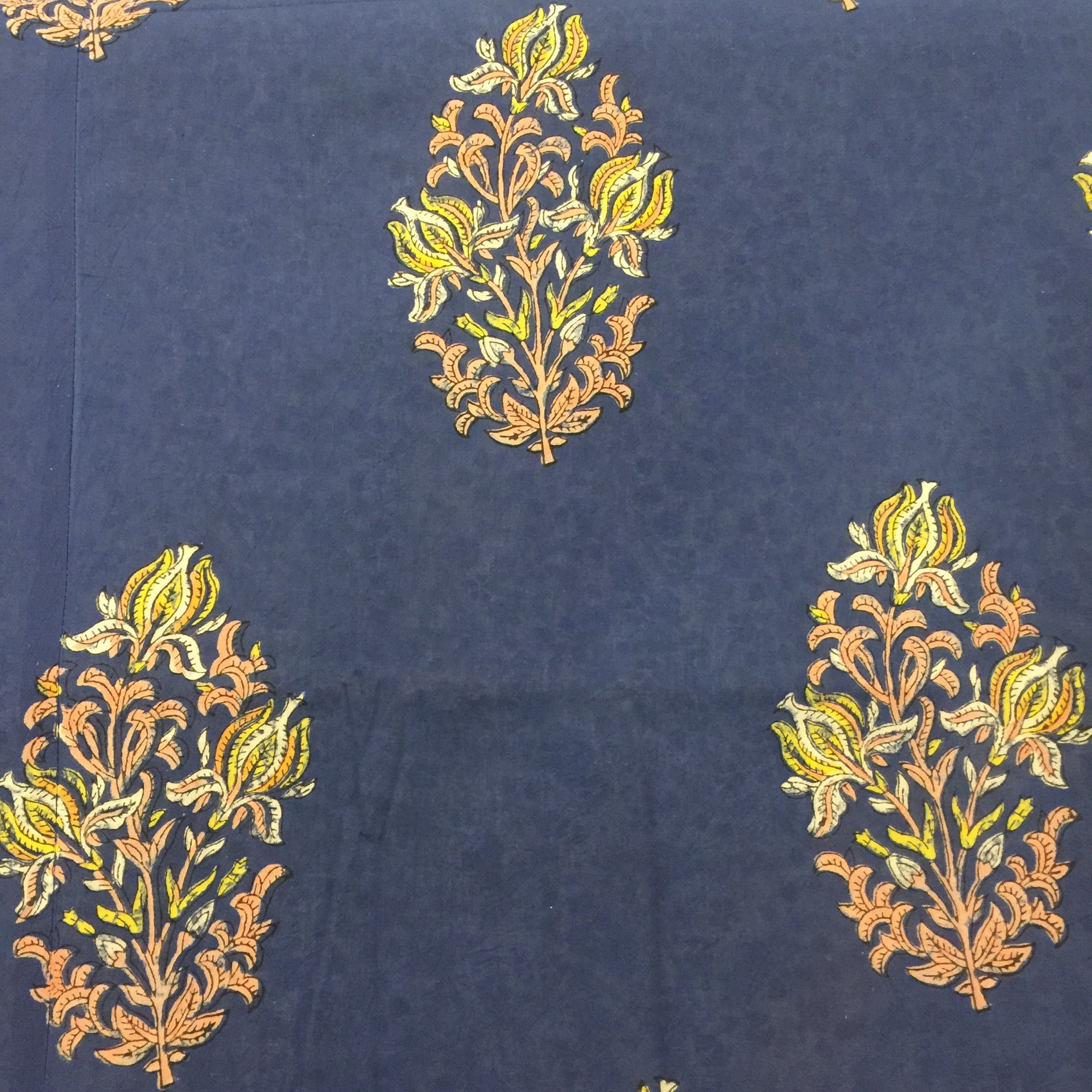 SC Reversible Blockprint Duvet Covers - Indigo - Vintage India NYC