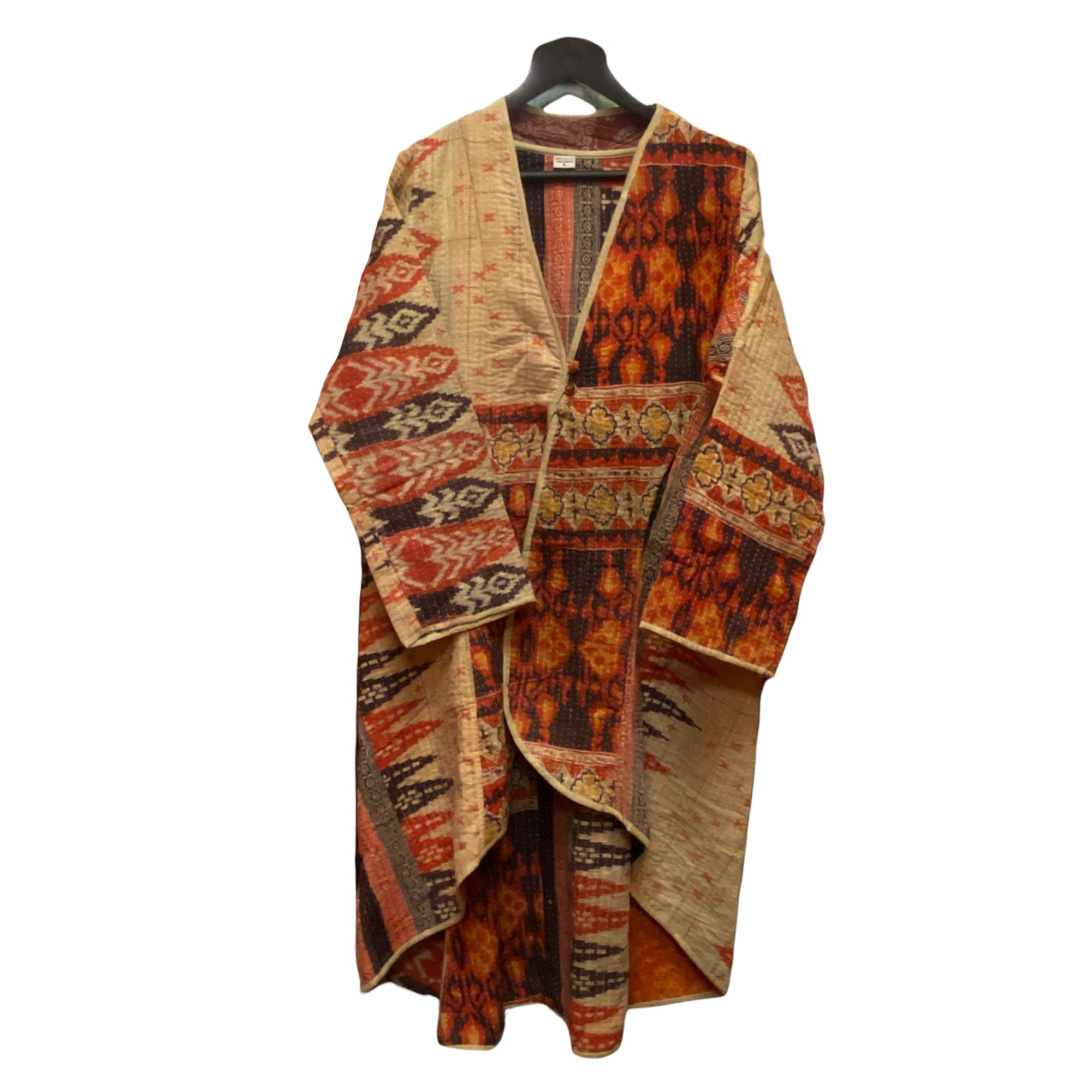 Long Kantha Coat-13 Styles - Vintage India NYC