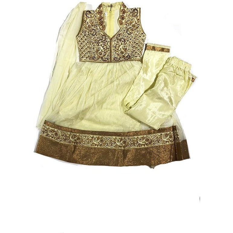 MJ Girls Anarkali Set - Vintage India NYC