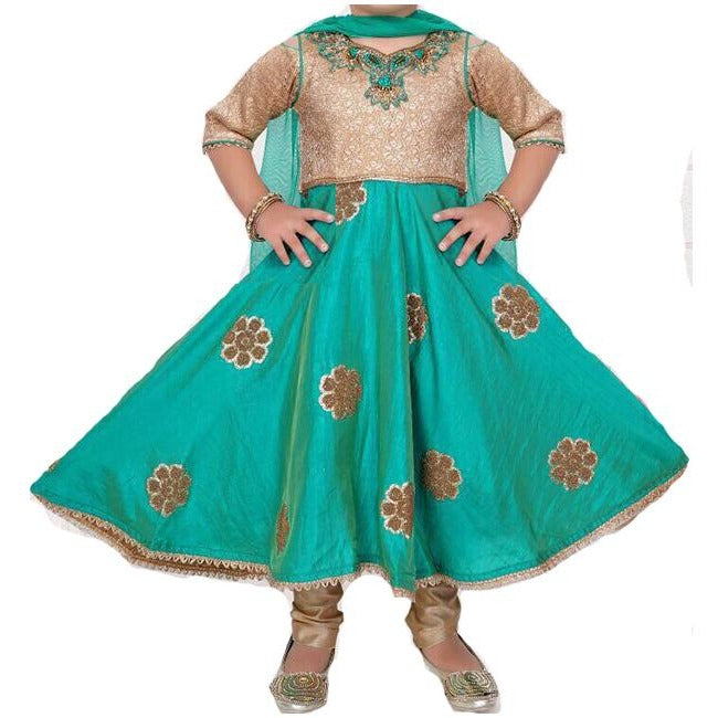 MJ Girls Anarkali Set - Vintage India NYC