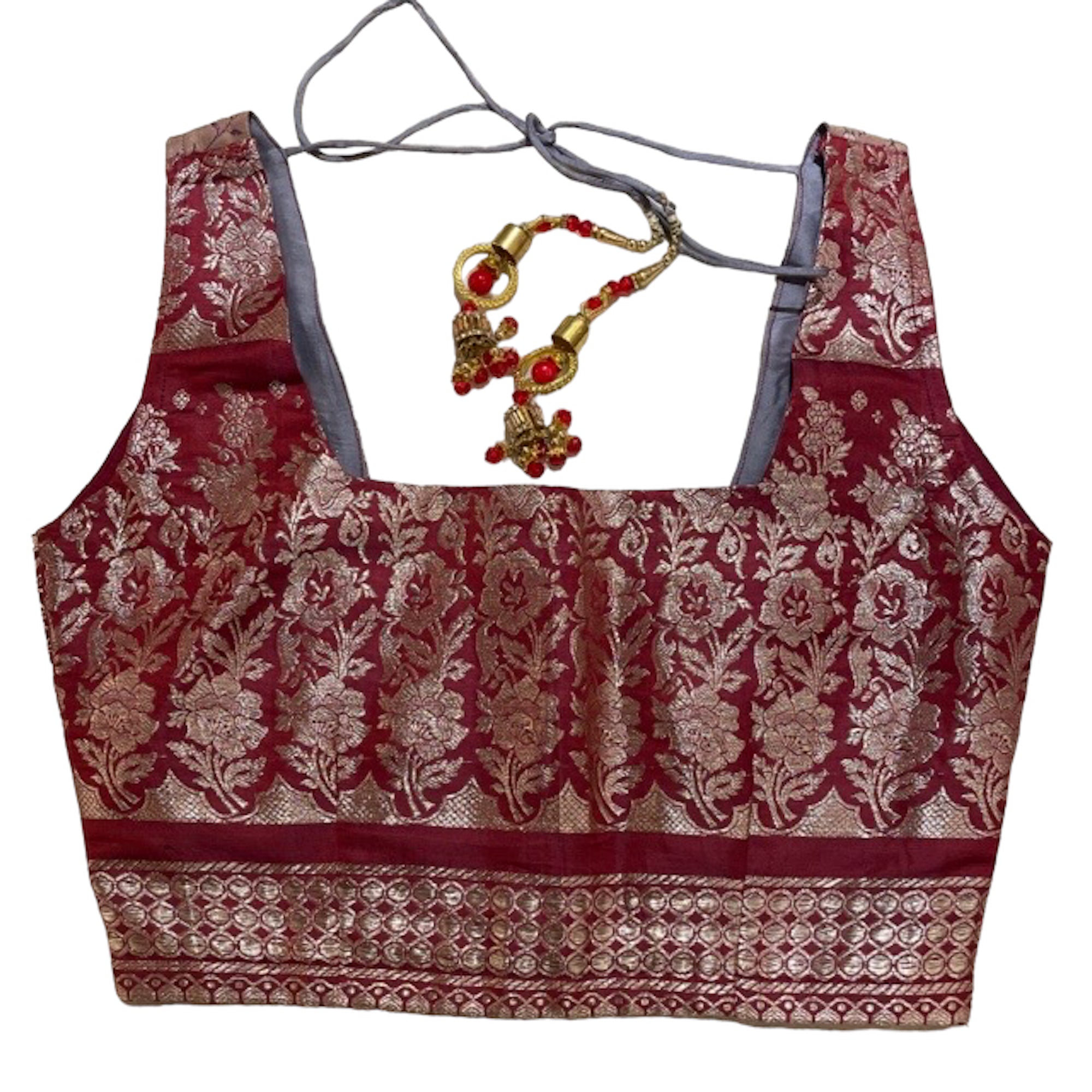 Brocade Saree Blouses-Size 32 - Vintage India NYC