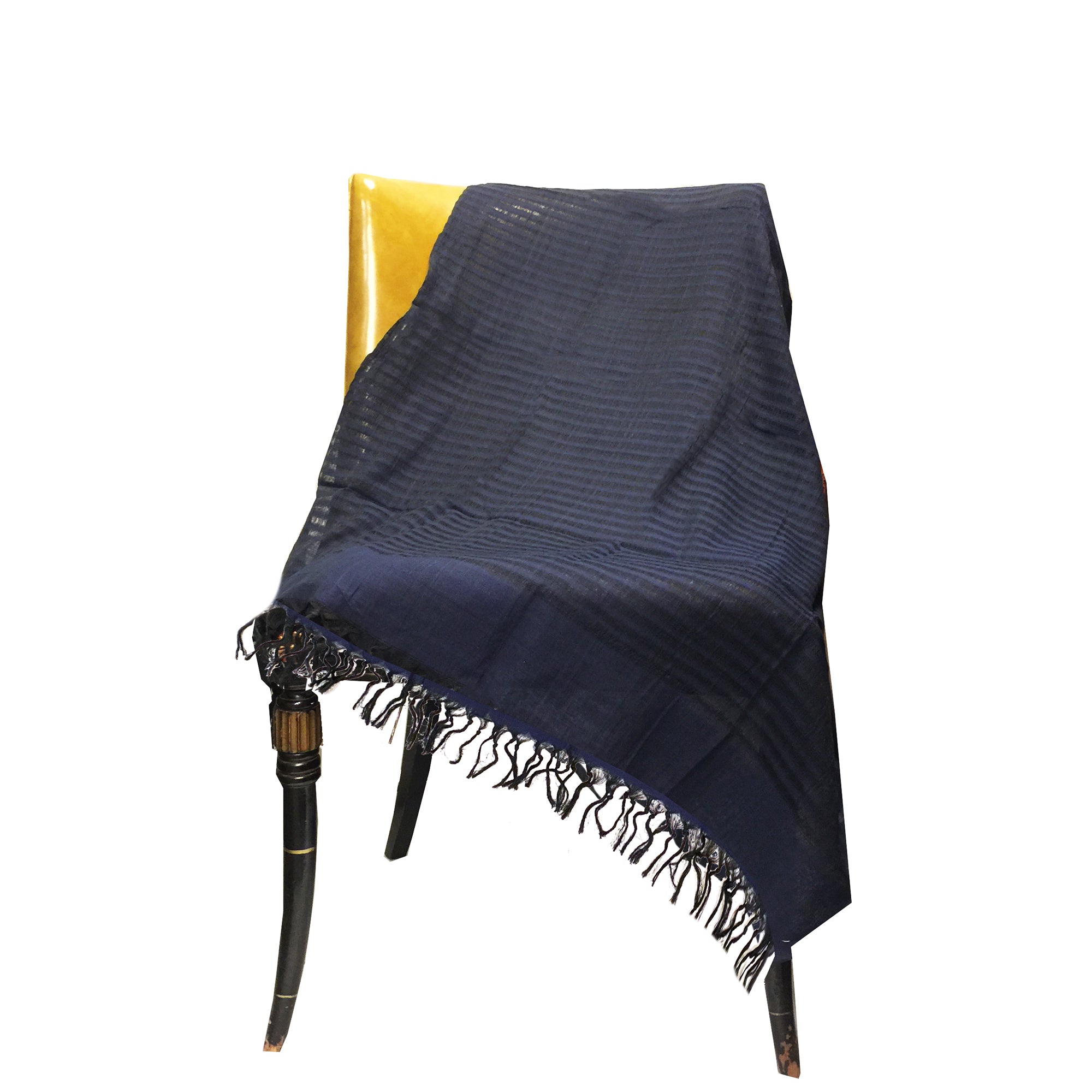 Handwoven Striped Cotton Scarves-10 Colors - Vintage India NYC