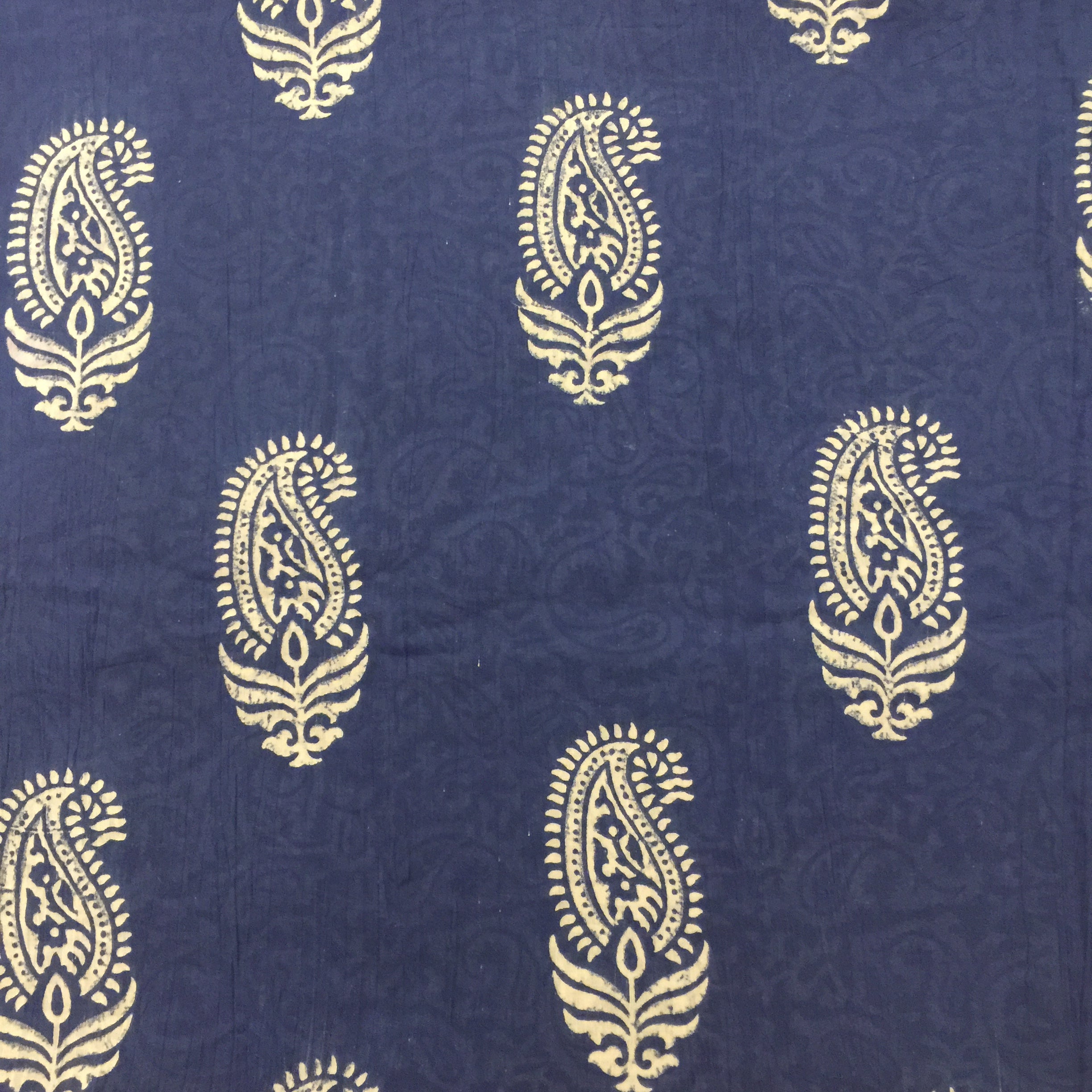 SC Reversible Blockprint Duvet Covers - Indigo - Vintage India NYC