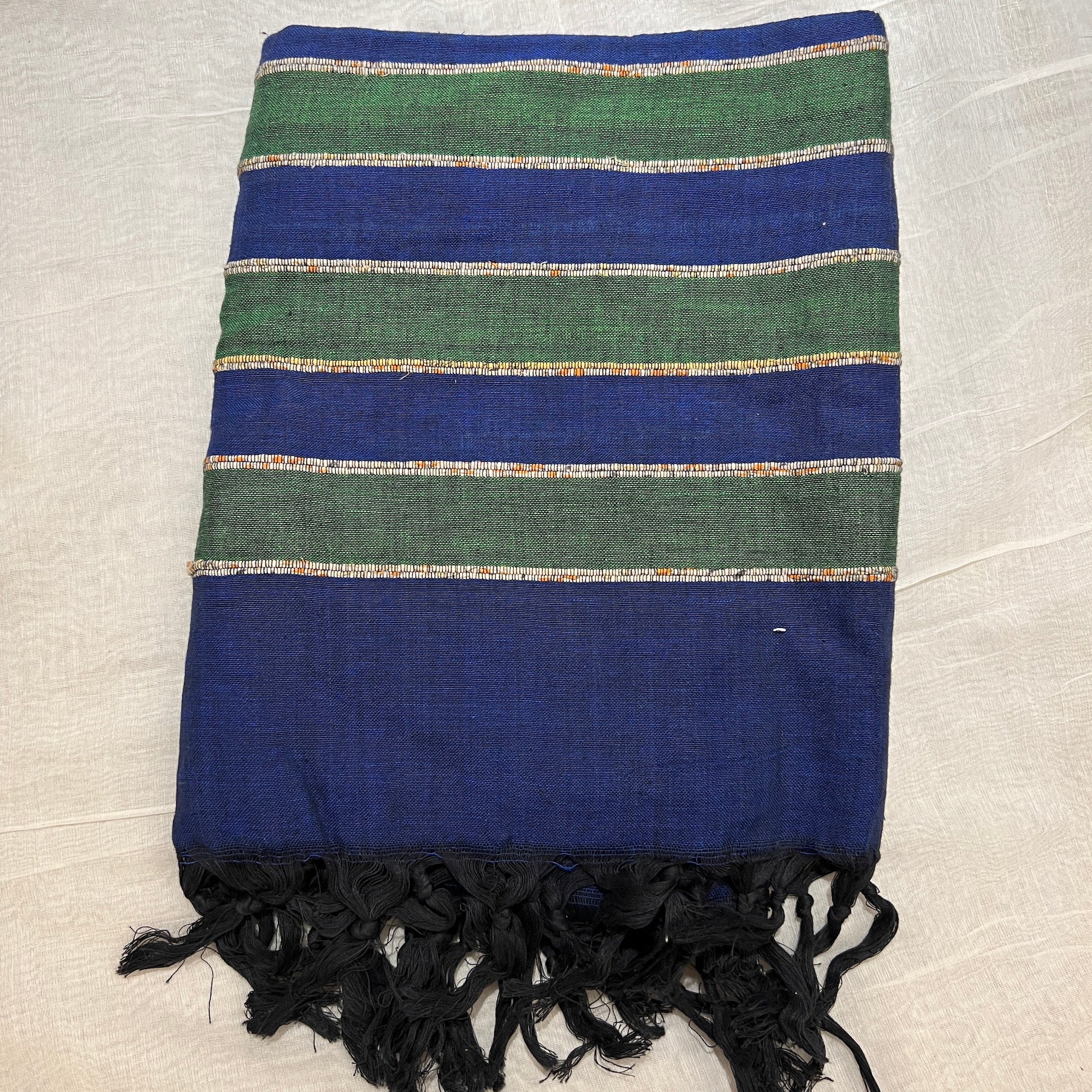 Handwoven Cotton Khadi Shawls-Various Colors - Vintage India NYC