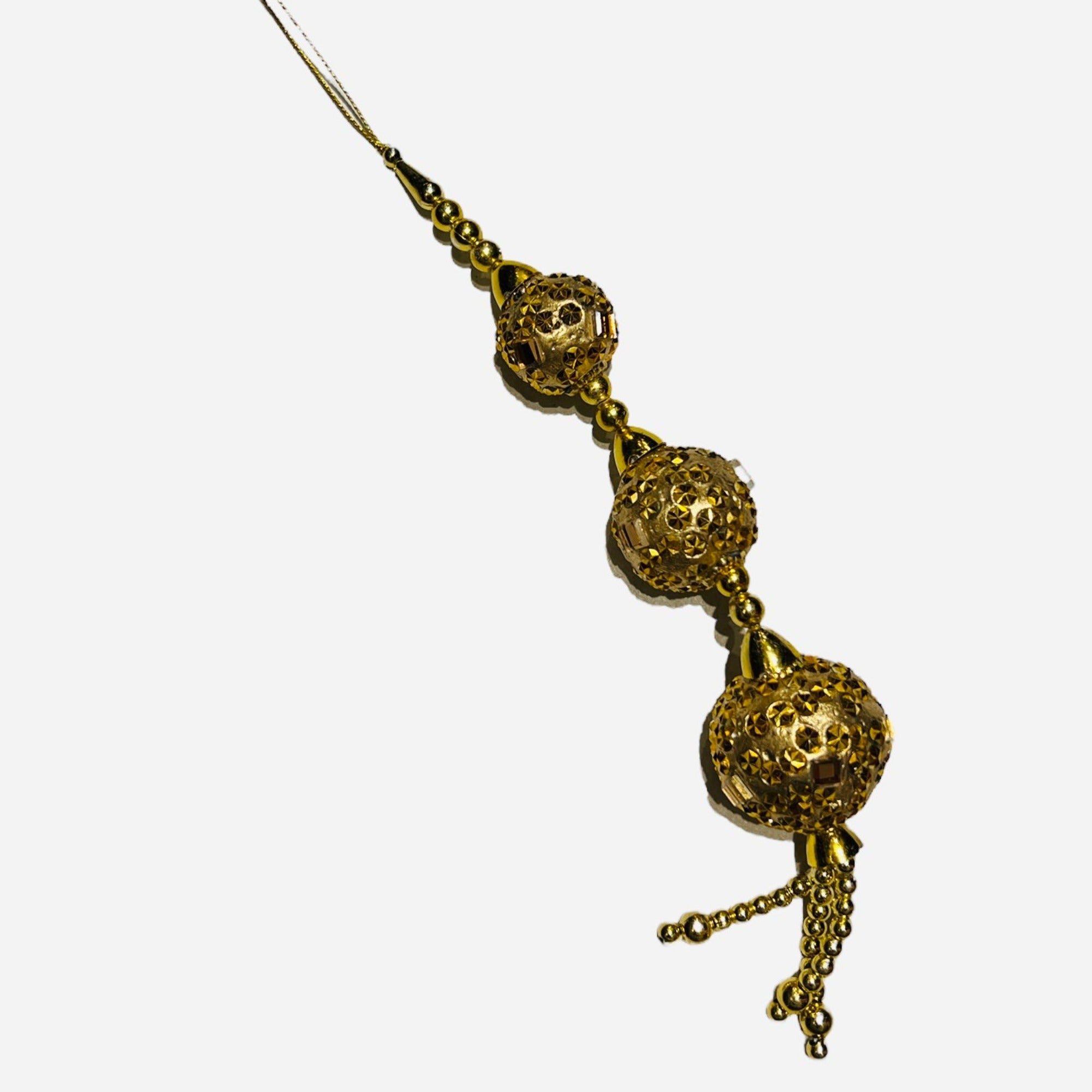 Heavy Gold Latkan - Vintage India NYC