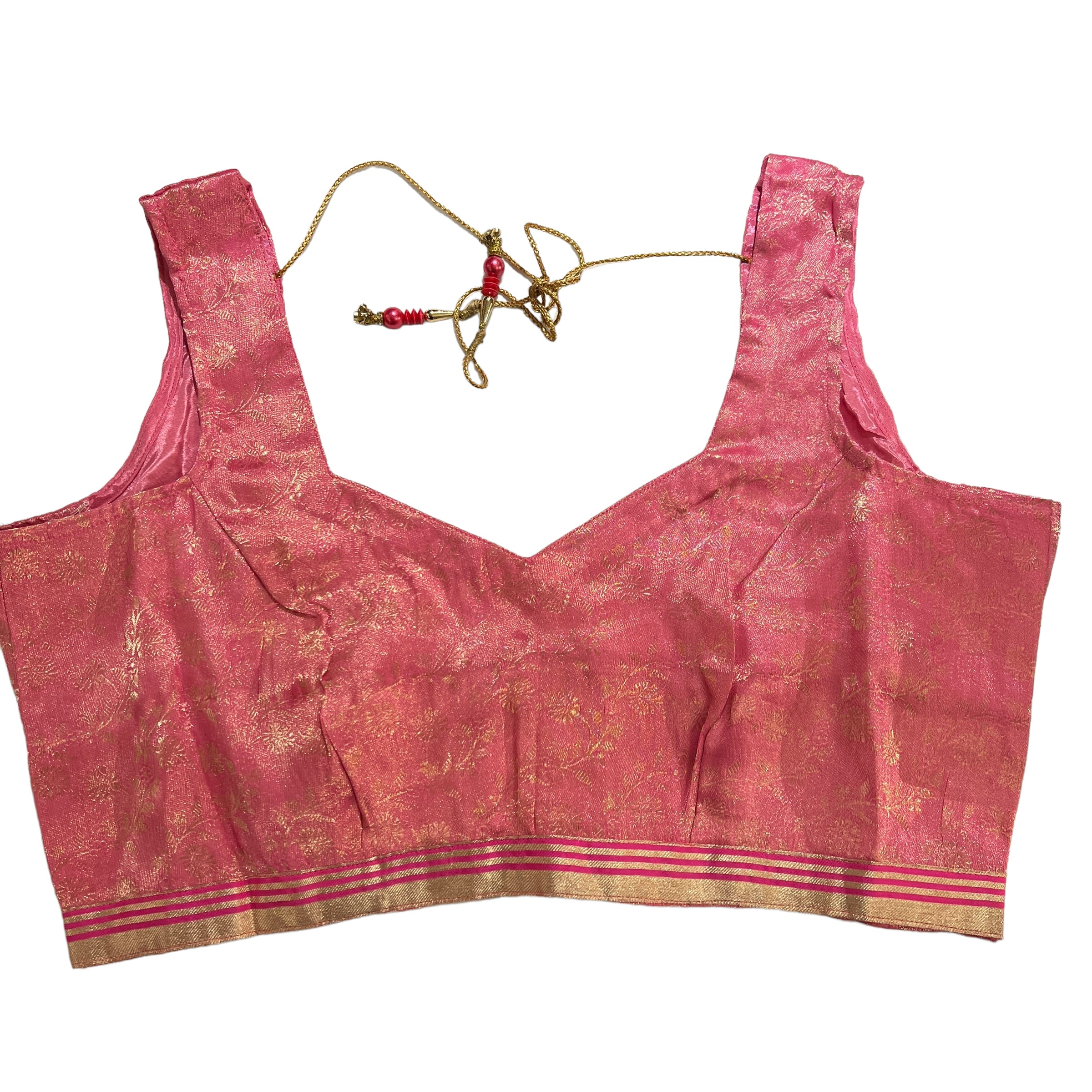 Brocade Saree Blouses-Size 42 - Vintage India NYC