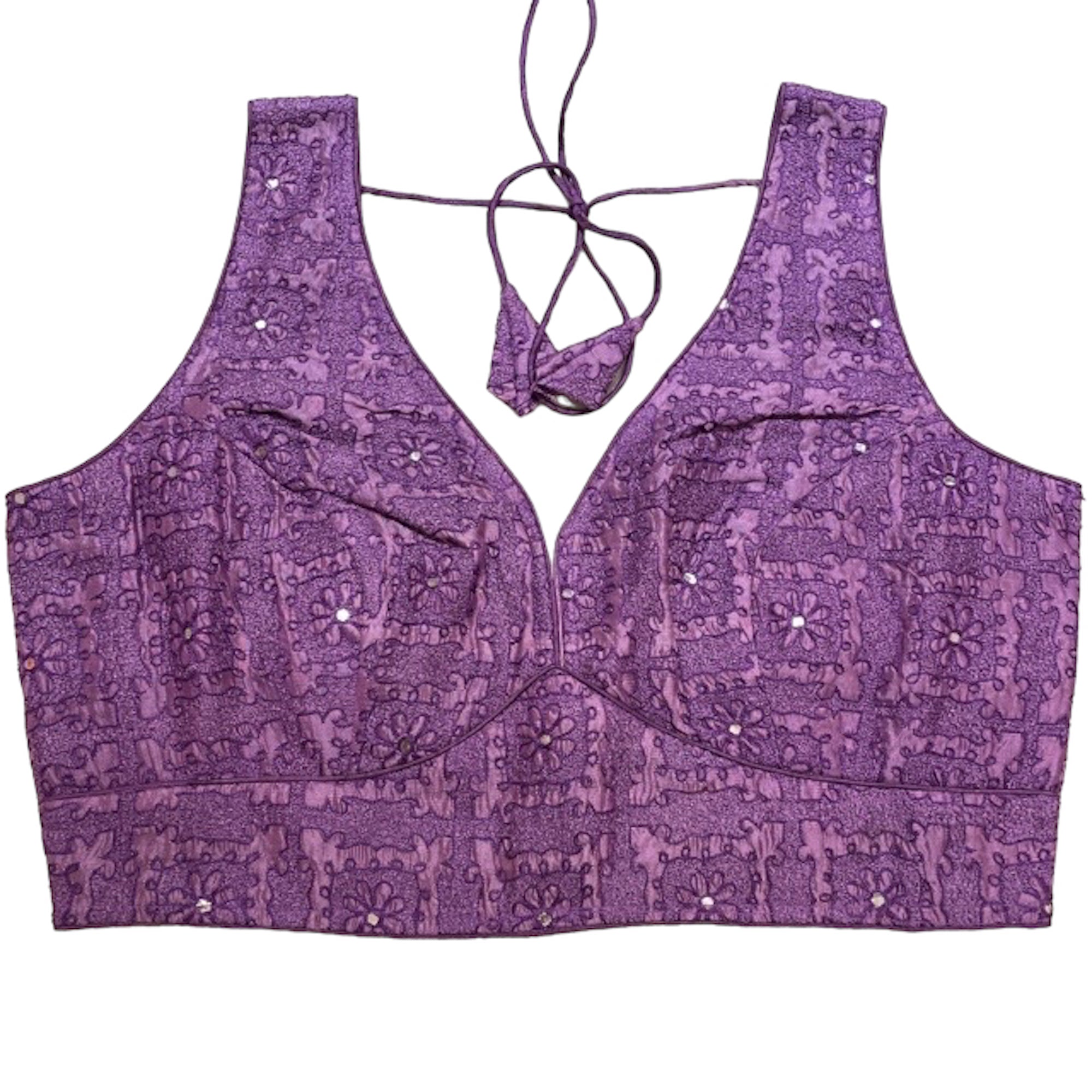 Brocade Saree Blouses-Size 38 - Vintage India NYC