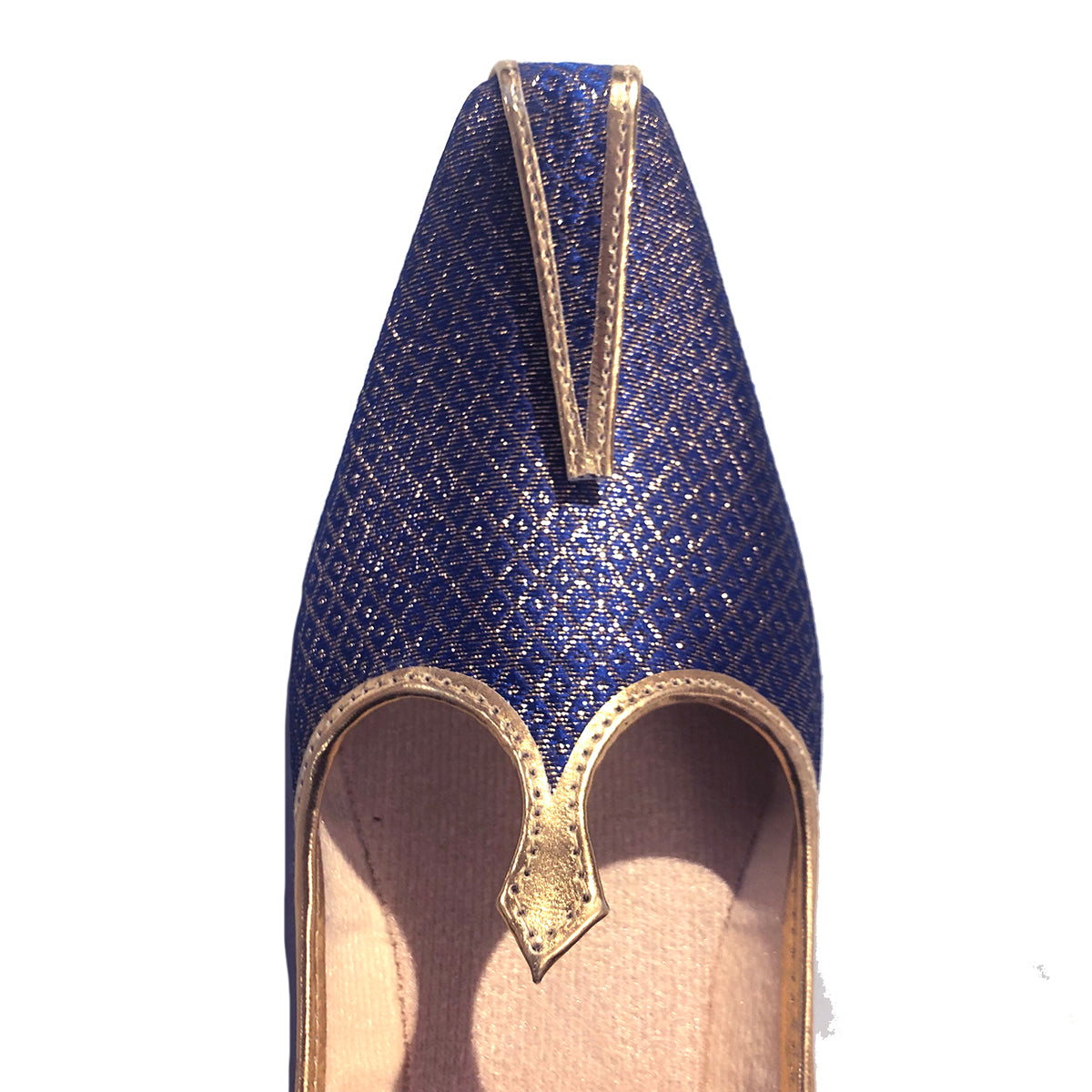 RO Saphire Blue Mojaris - Vintage India NYC