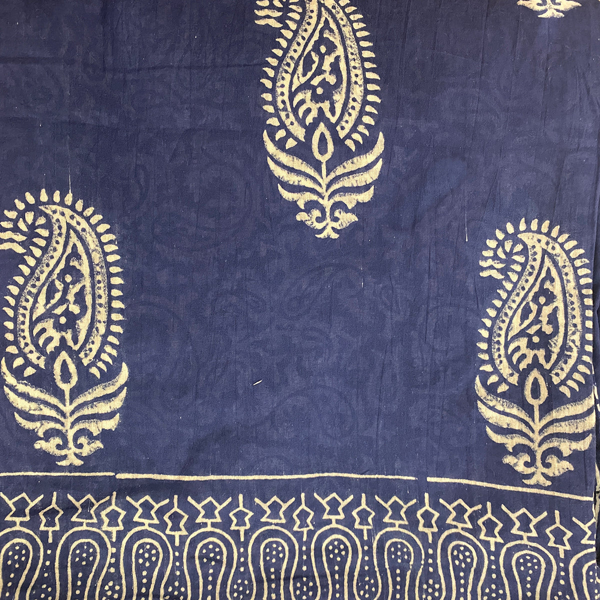 SC Reversible Blockprint Duvet Covers - Indigo - Vintage India NYC