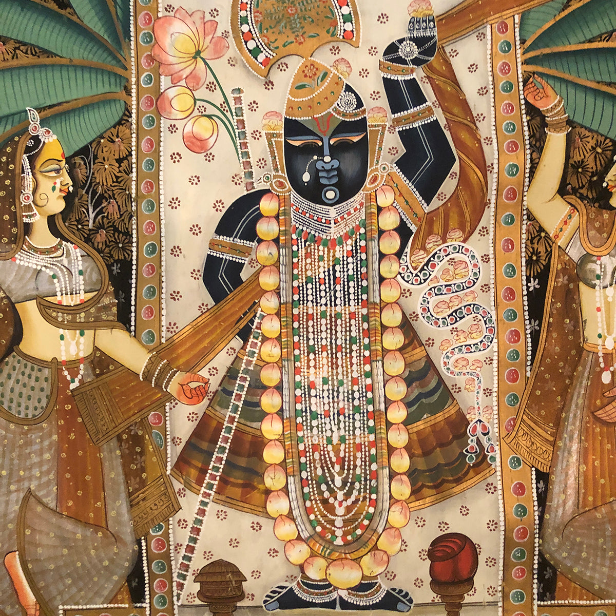 Shri Nathji Pichhwai - Vintage India NYC