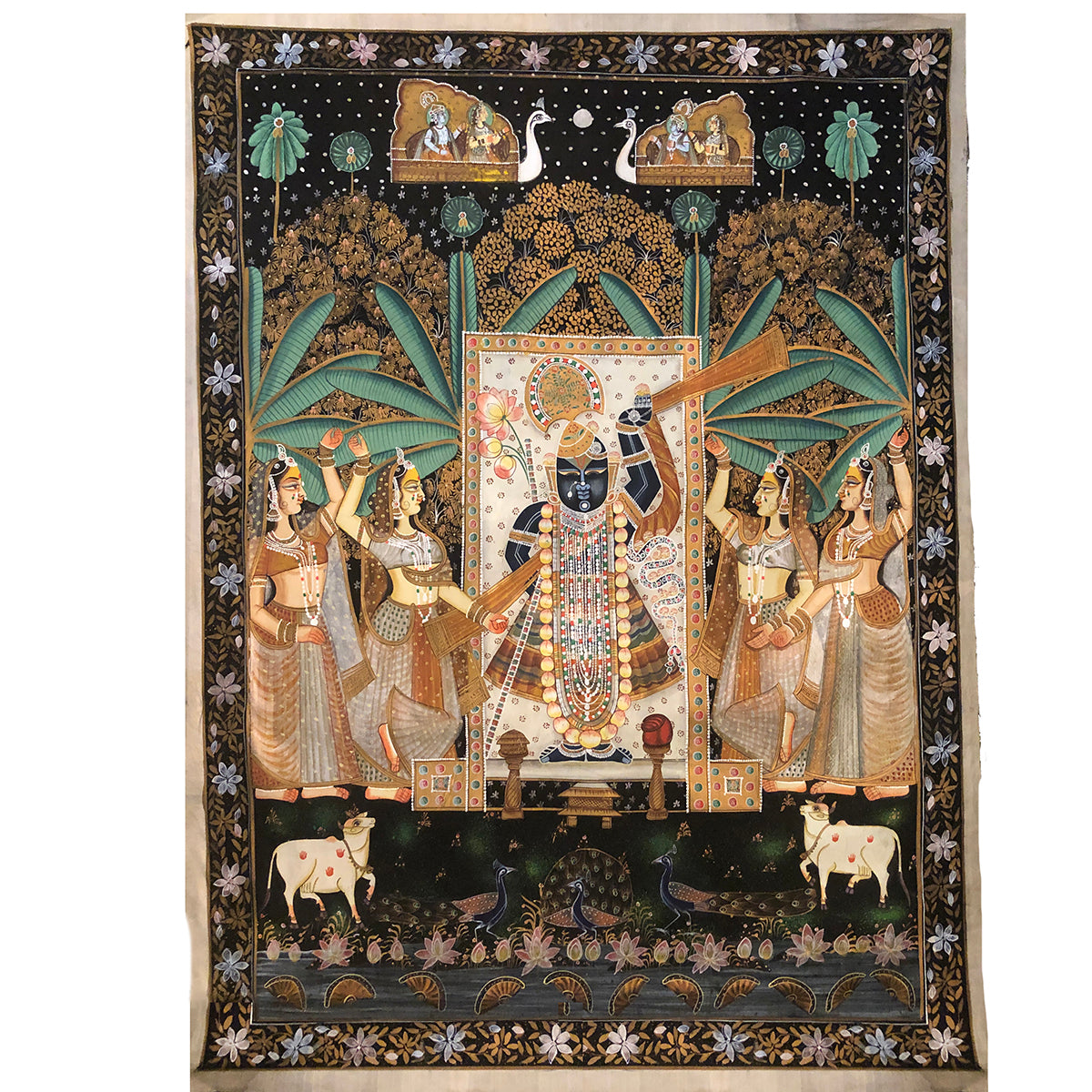 Shri Nathji Pichhwai - Vintage India NYC