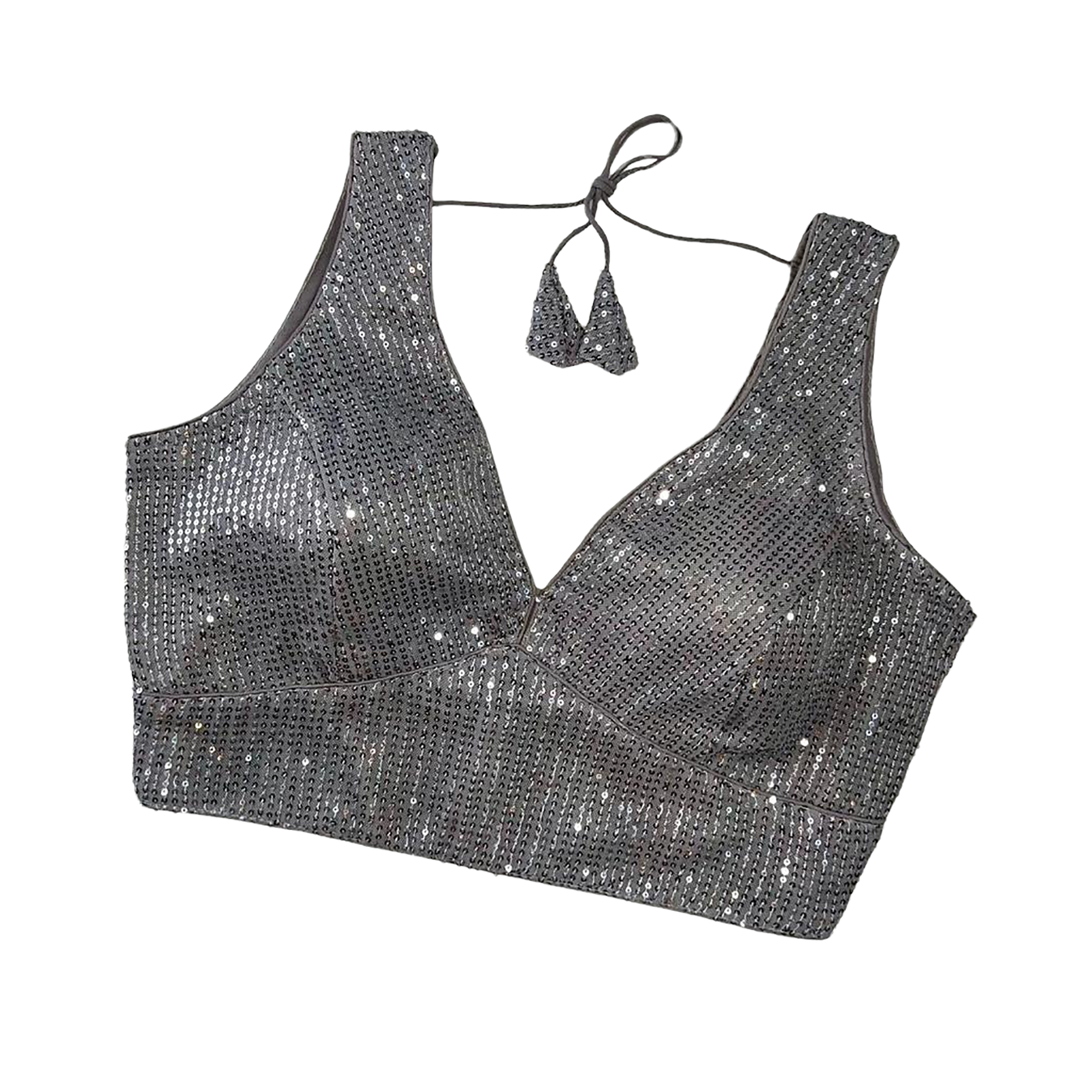 Sequin Choli Blouses-5 Colors - Vintage India NYC