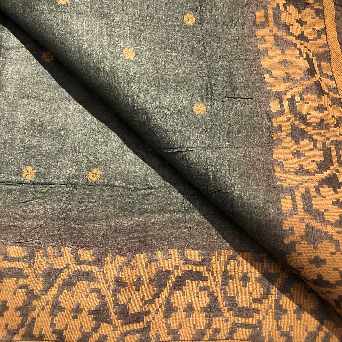 VM Tussar Silk Saree 11 - Vintage India NYC