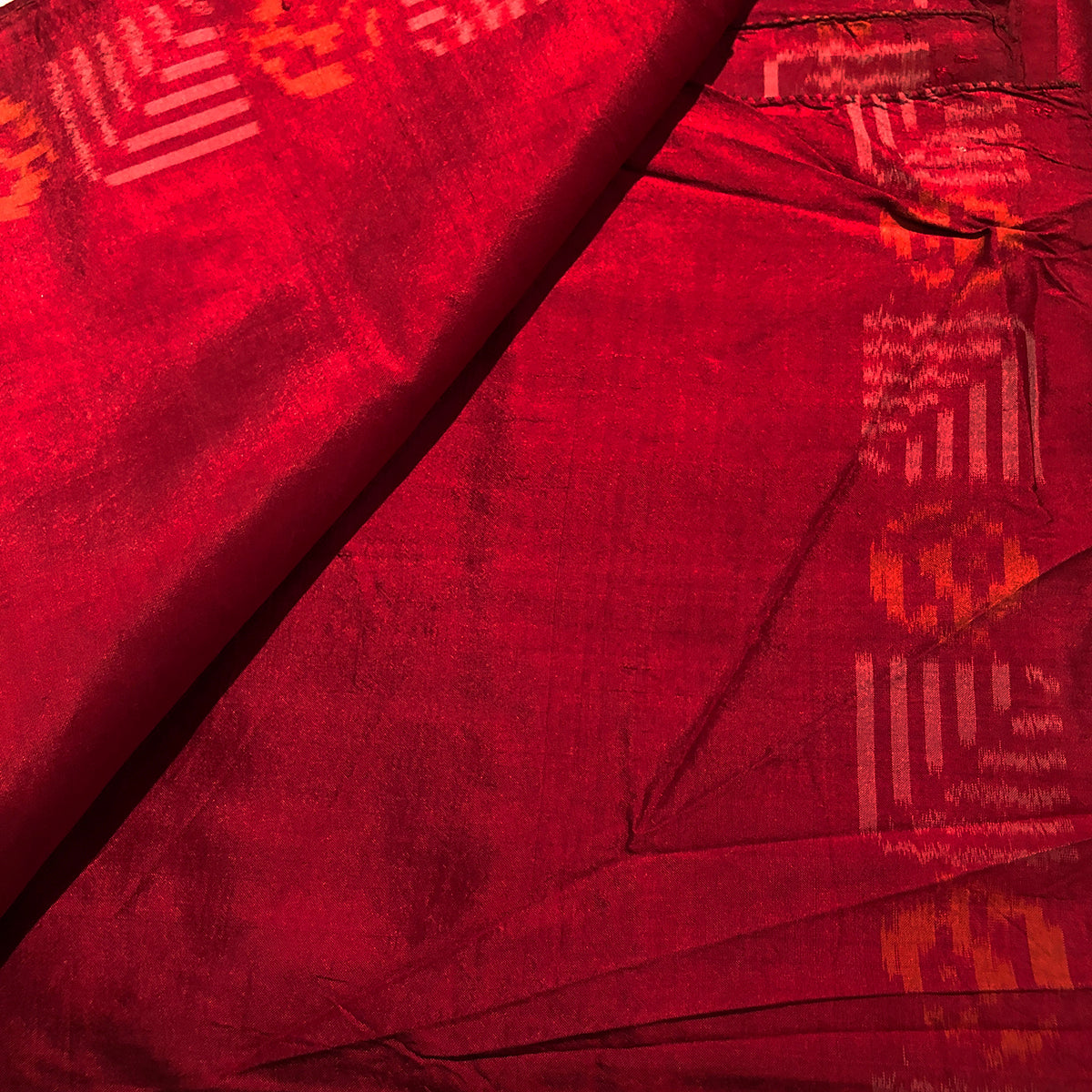 VM Ikat Silk Saree 12 - Vintage India NYC