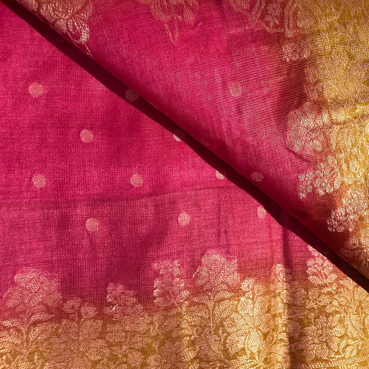 VM Tussar Silk Saree 4 - Vintage India NYC