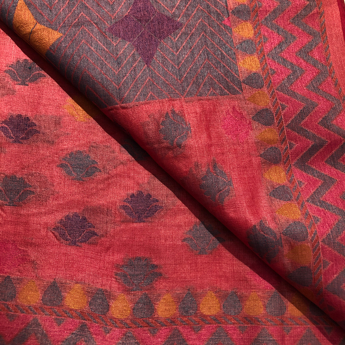 VM Tussar Silk Saree 6 - Vintage India NYC