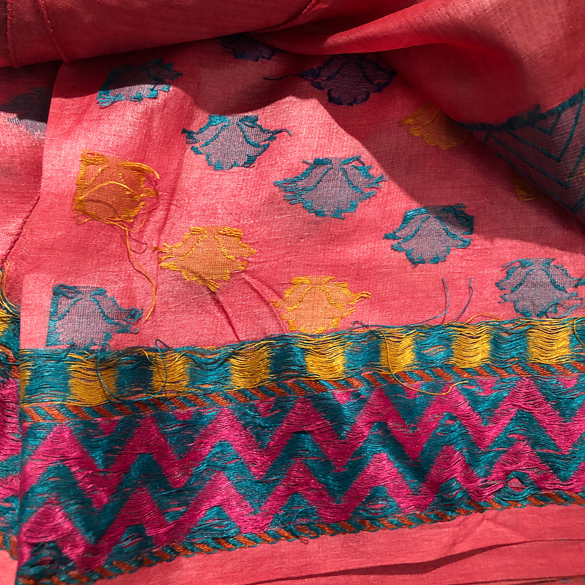 VM Tussar Silk Saree 6 - Vintage India NYC