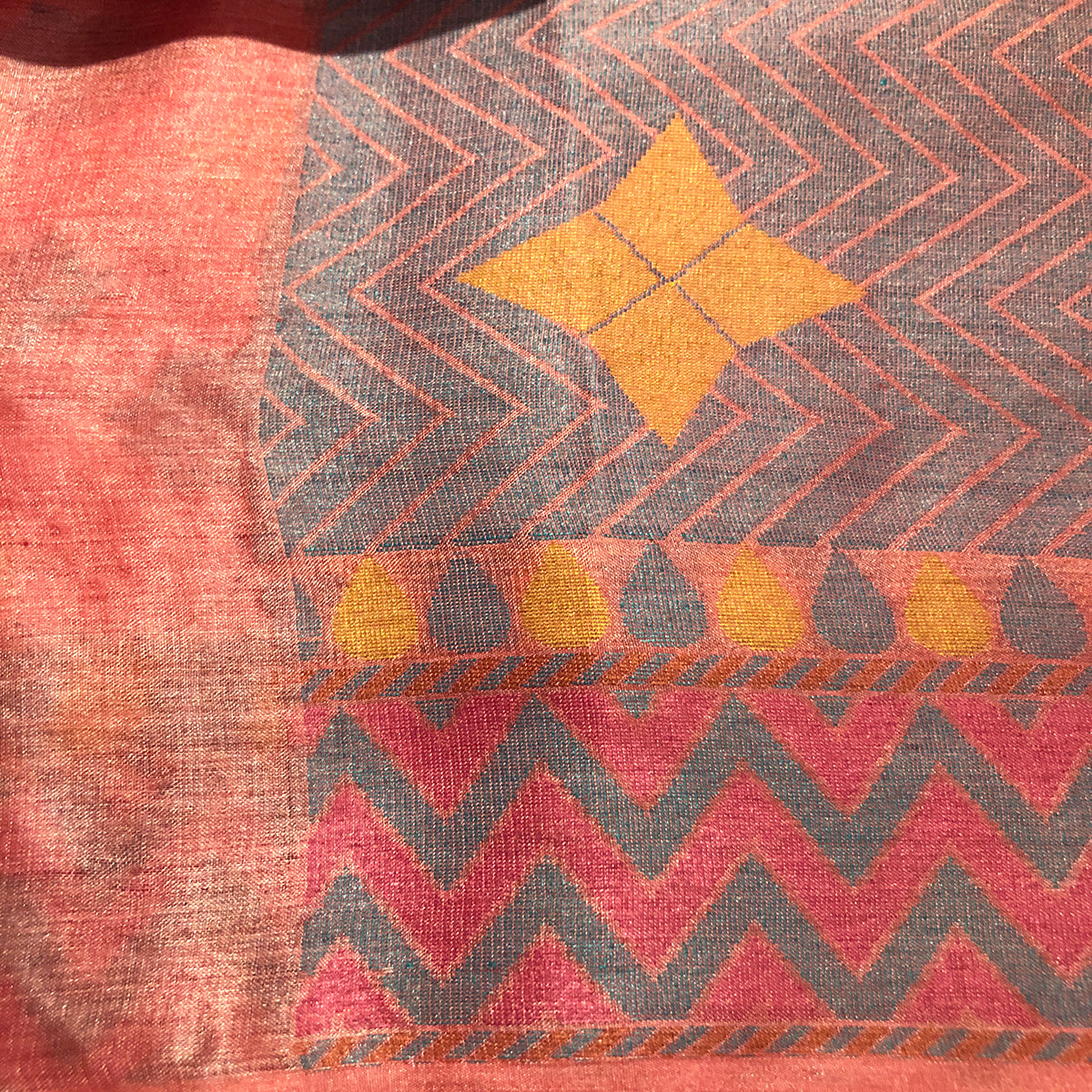 VM Tussar Silk Saree 6 - Vintage India NYC